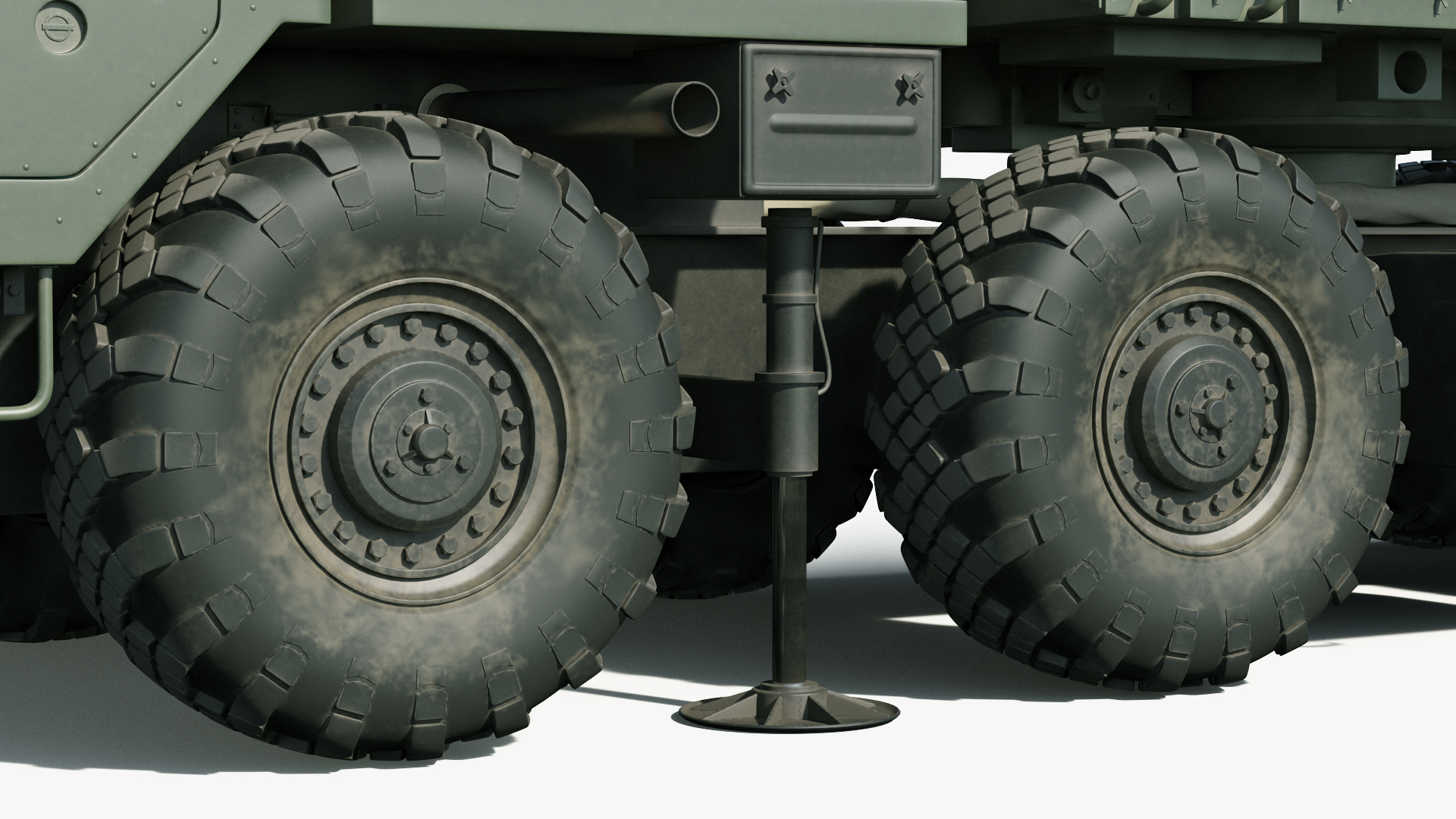 3D model Flap Lid B S300 Missile Guidance Radar Rigged