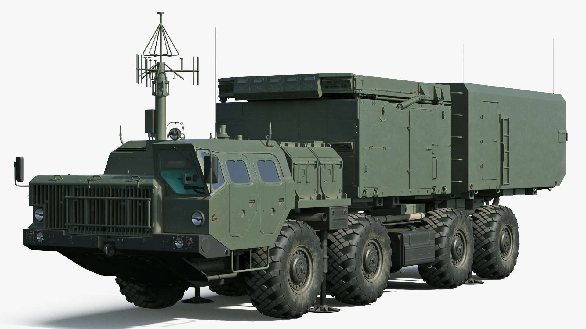 3D model Flap Lid B S300 Missile Guidance Radar Rigged