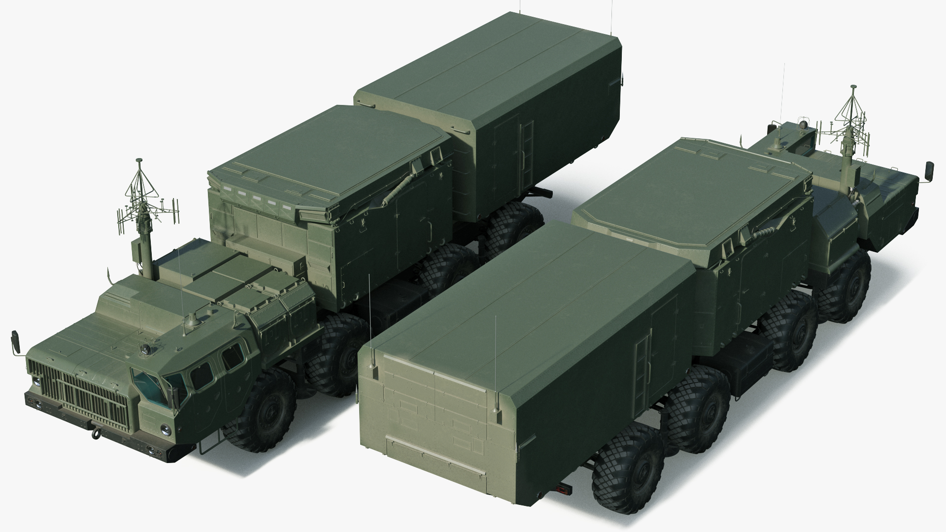 3D model Flap Lid B S300 Missile Guidance Radar Rigged