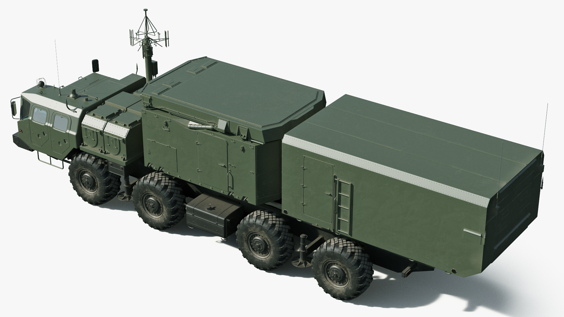 3D model Flap Lid B S300 Missile Guidance Radar Rigged