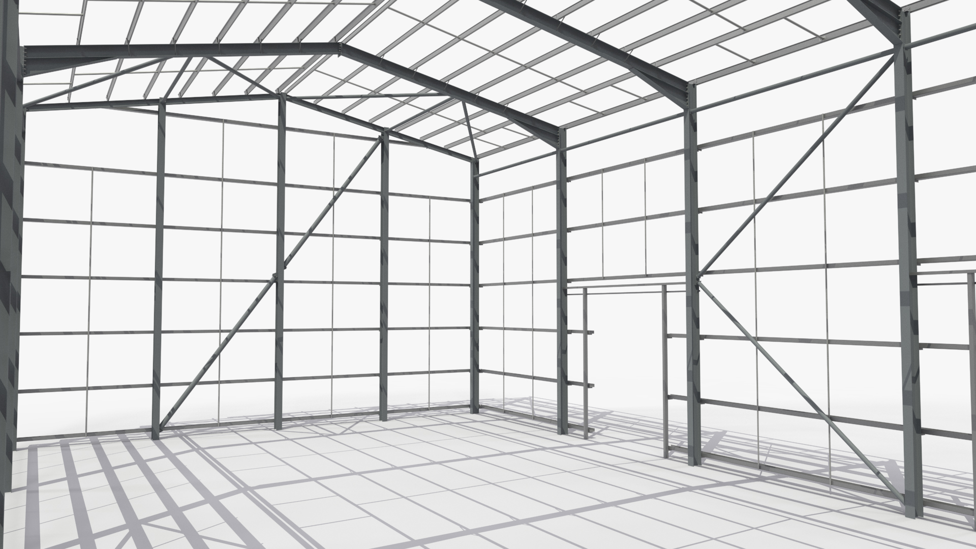 Industrial Steel Frame Building Structure - view 6