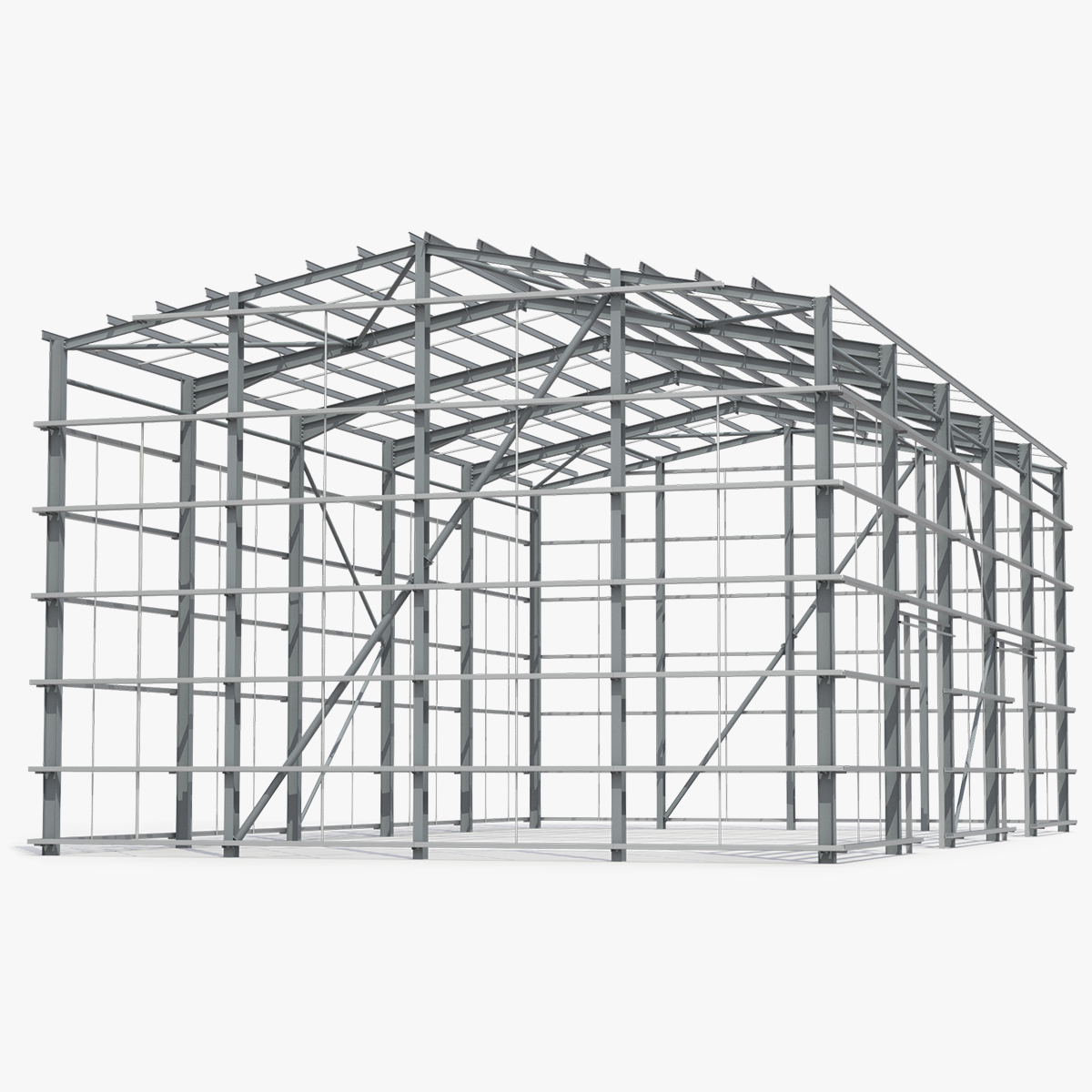 Industrial Steel Frame Building Structure - view 9