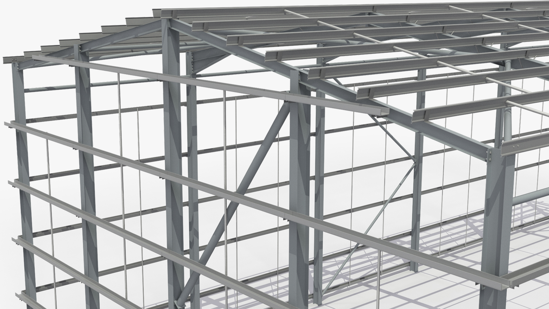 Industrial Steel Frame Building Structure - view 4