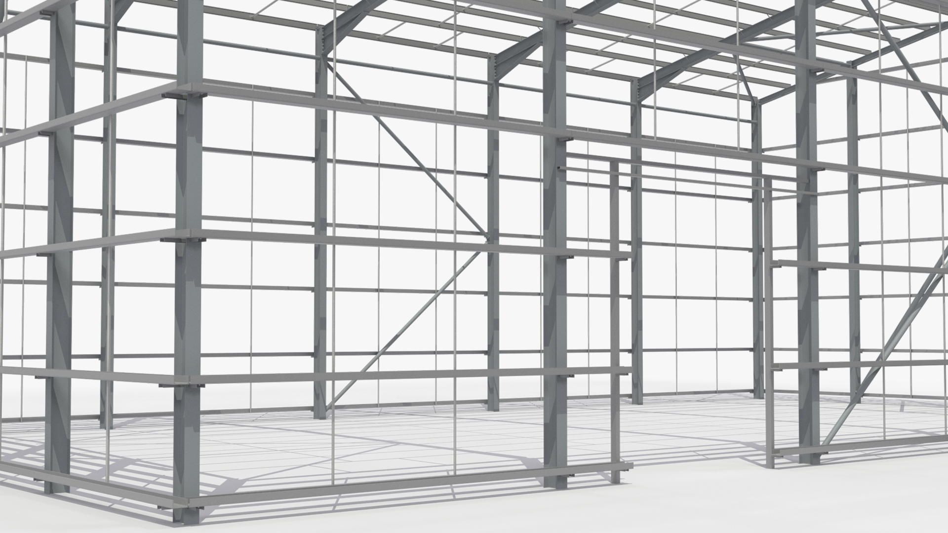 Industrial Steel Frame Building Structure - view 5