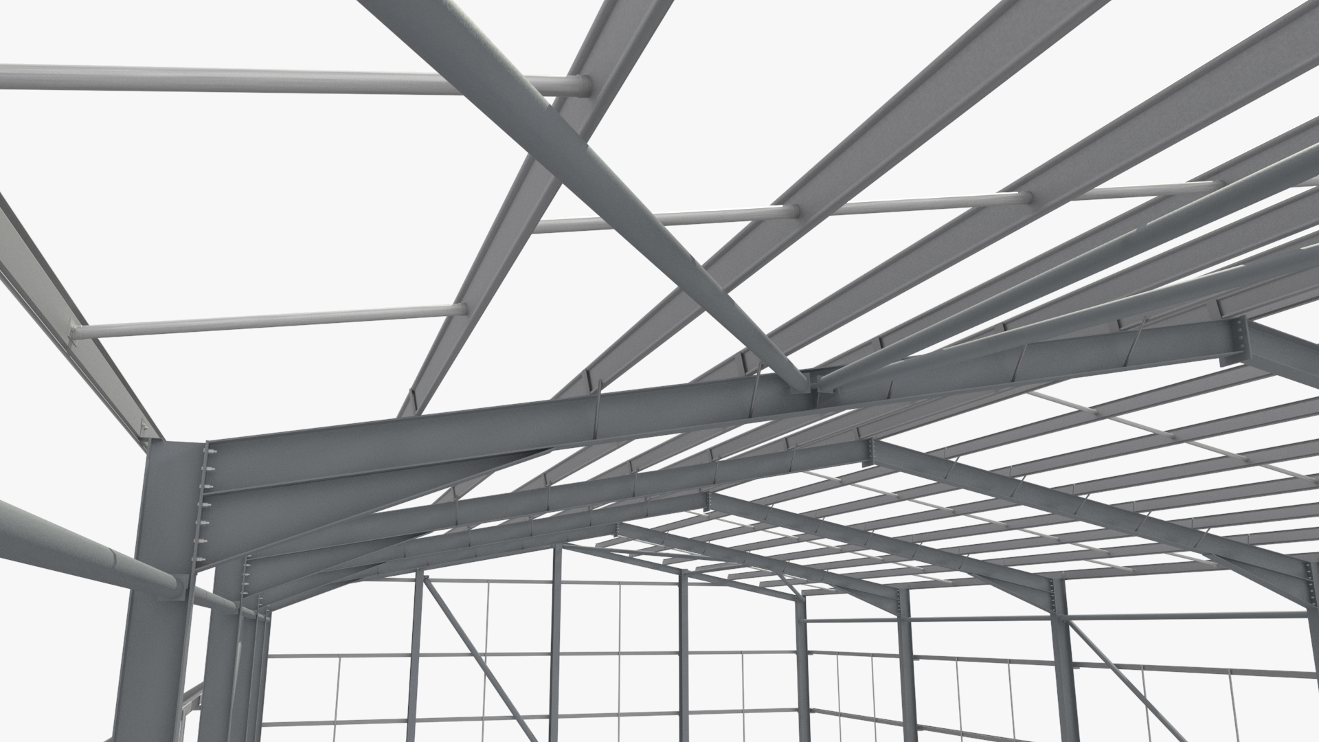 Industrial Steel Frame Building Structure - view 8
