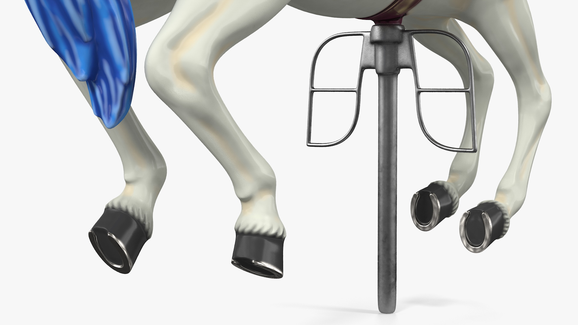 3D model Carousel Horse White