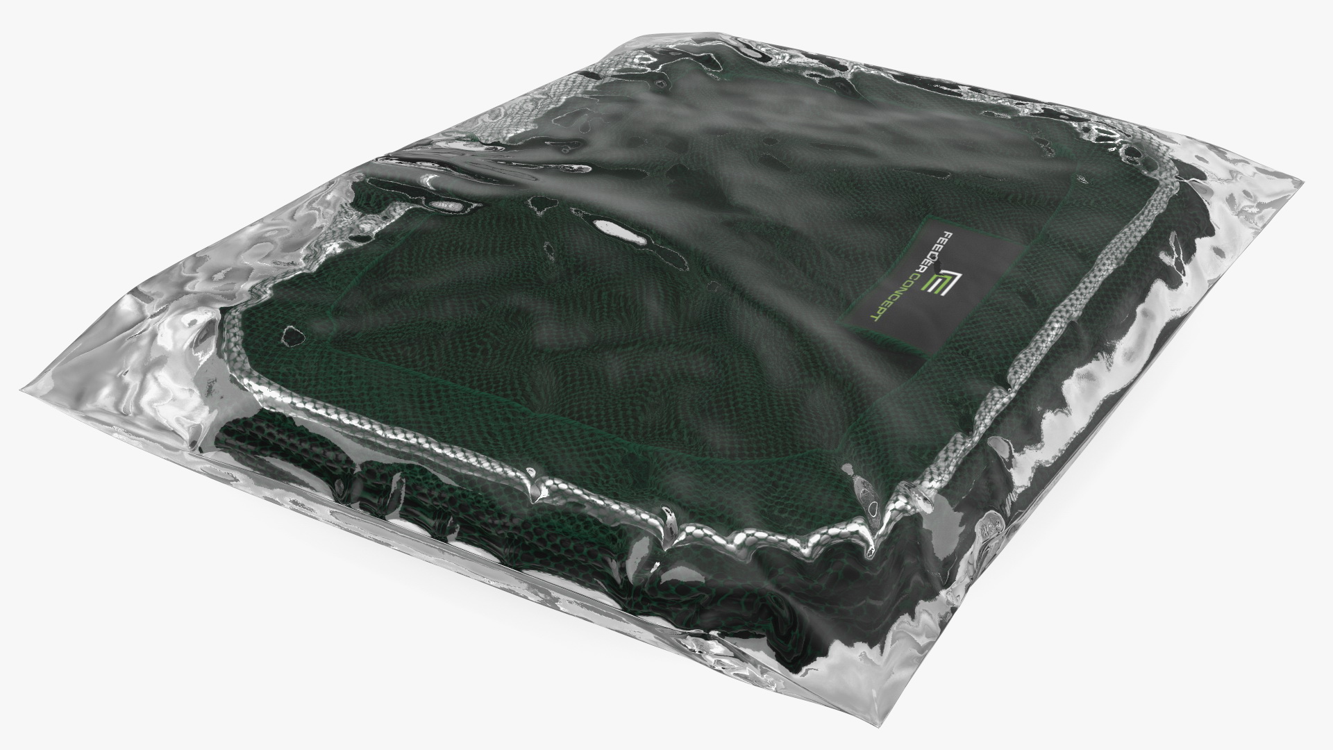 Wire Fishing Cage Folded 3D model