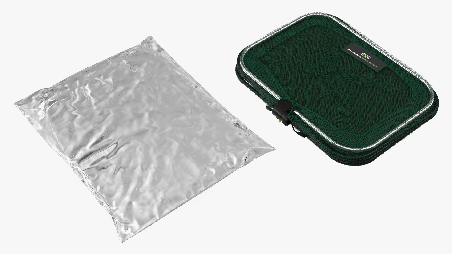 Wire Fishing Cage Folded 3D model