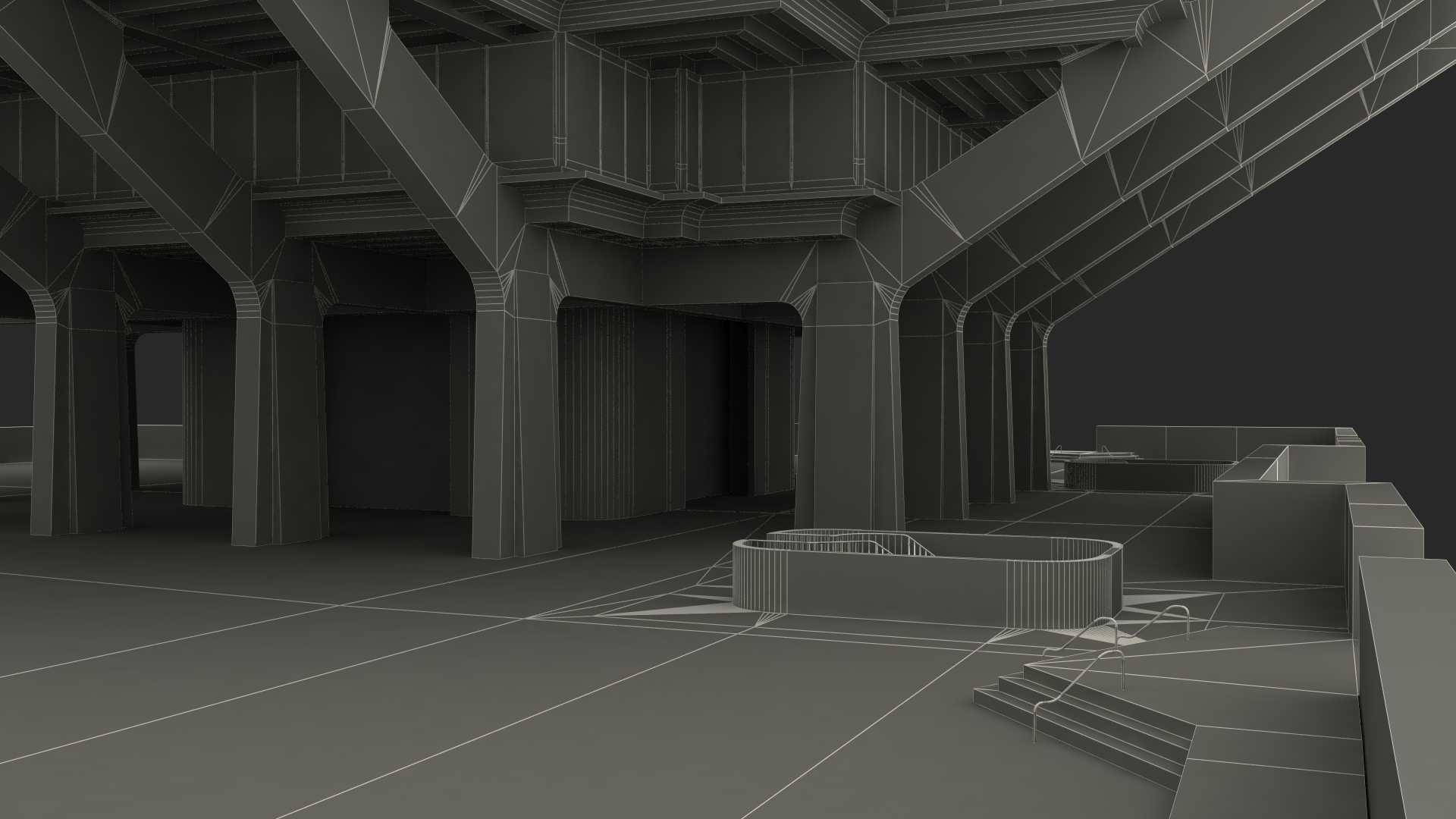 Geisel Library 3D model