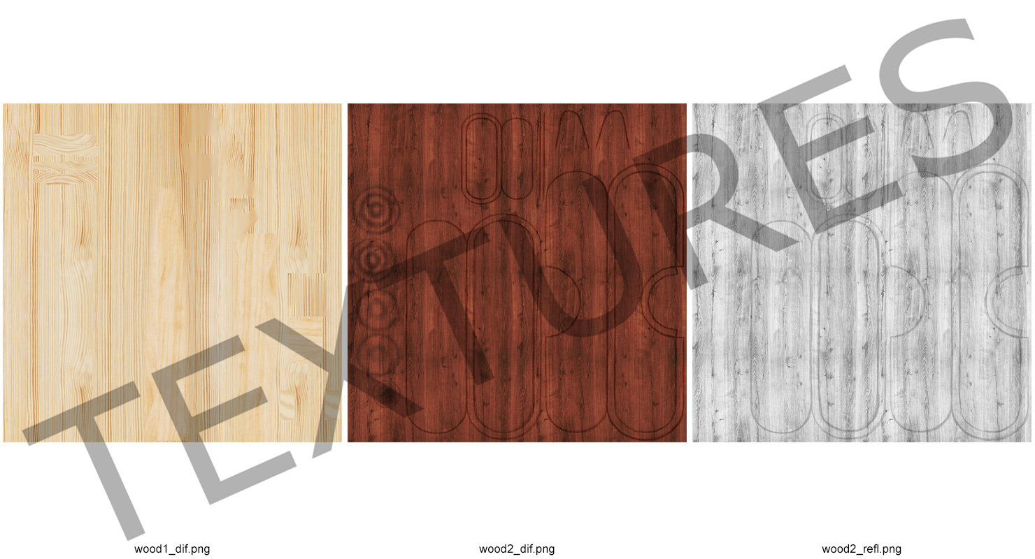 Wooden Airplane Toy 3D model