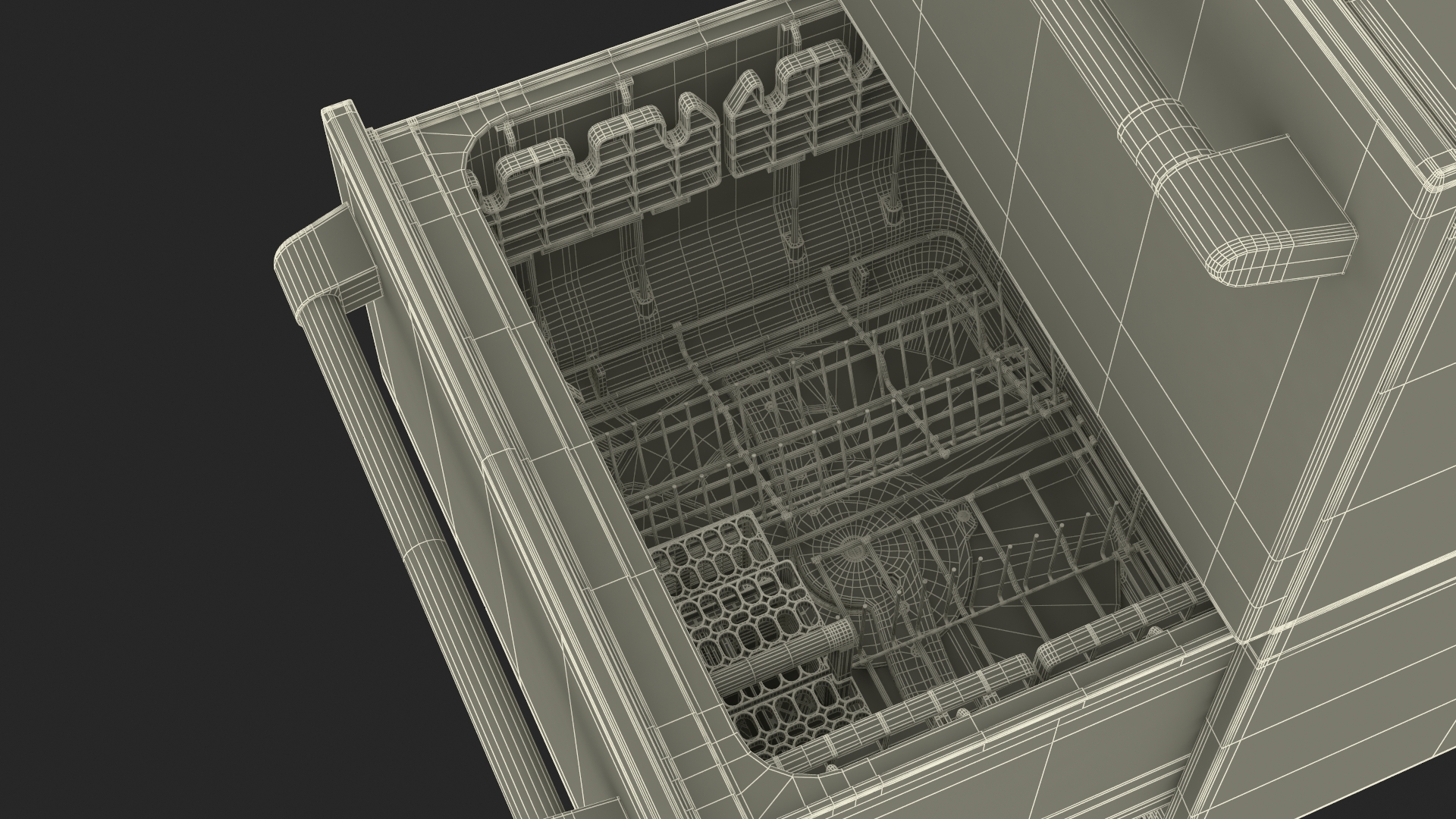 Double Drawer Dishwasher 3D model