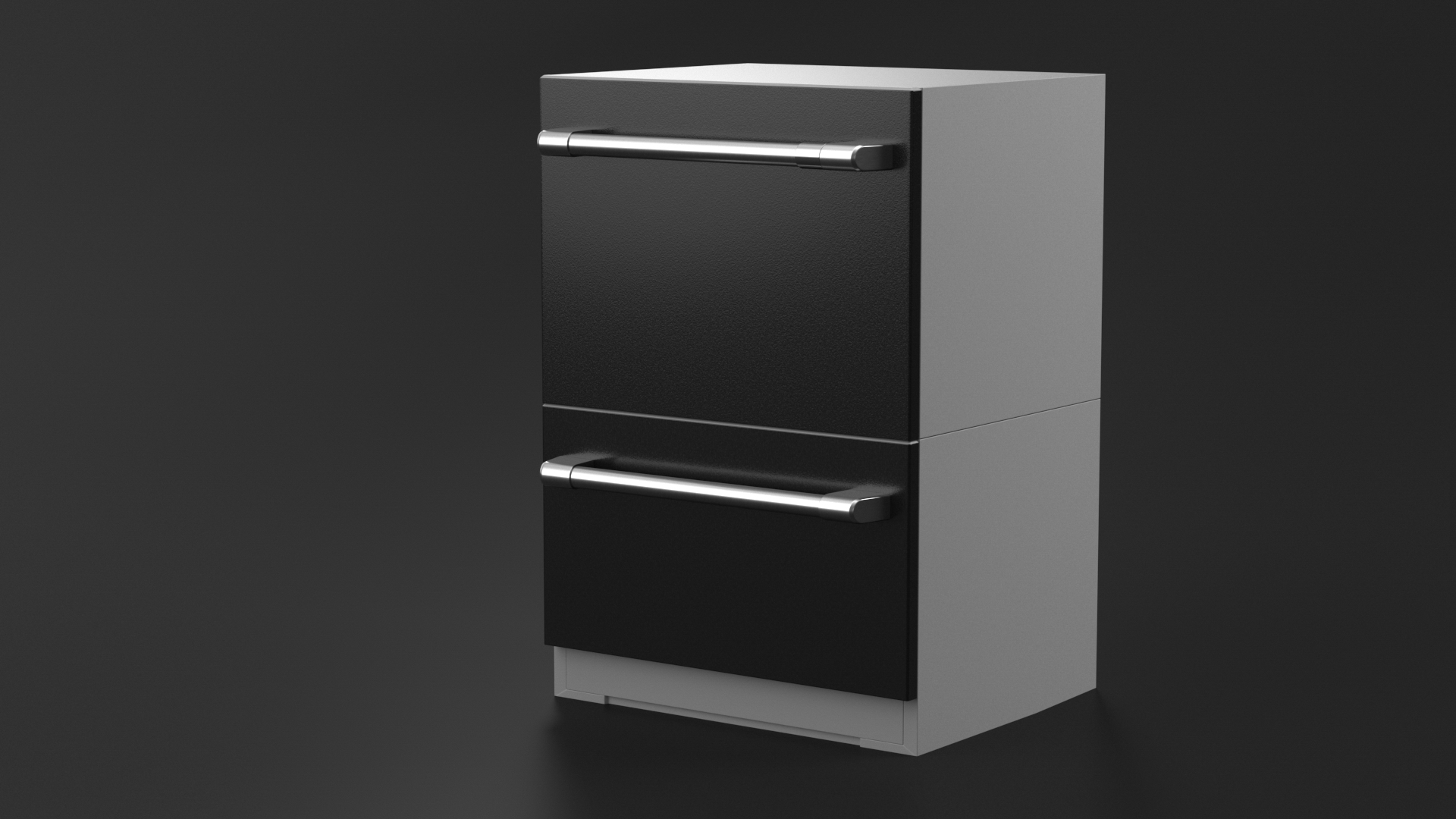 Double Drawer Dishwasher 3D model