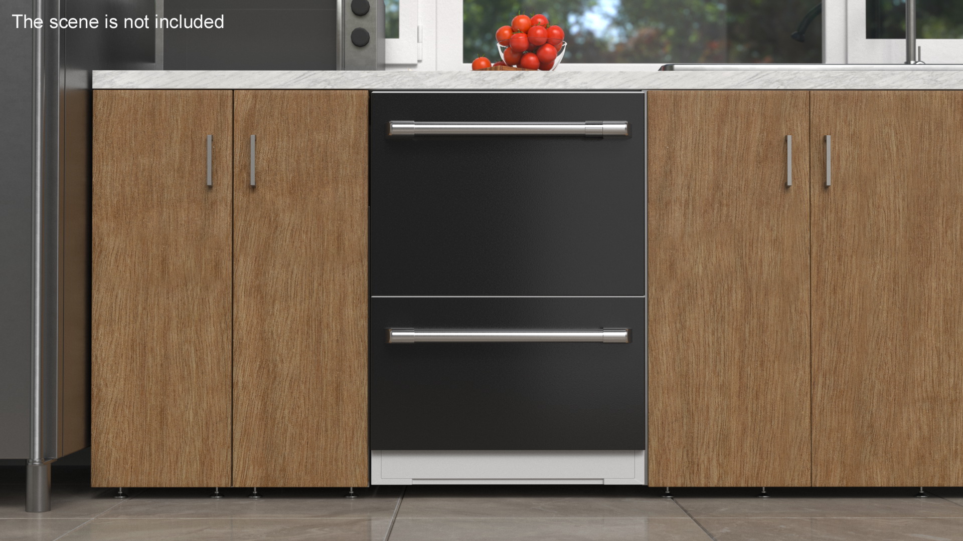 Double Drawer Dishwasher 3D model