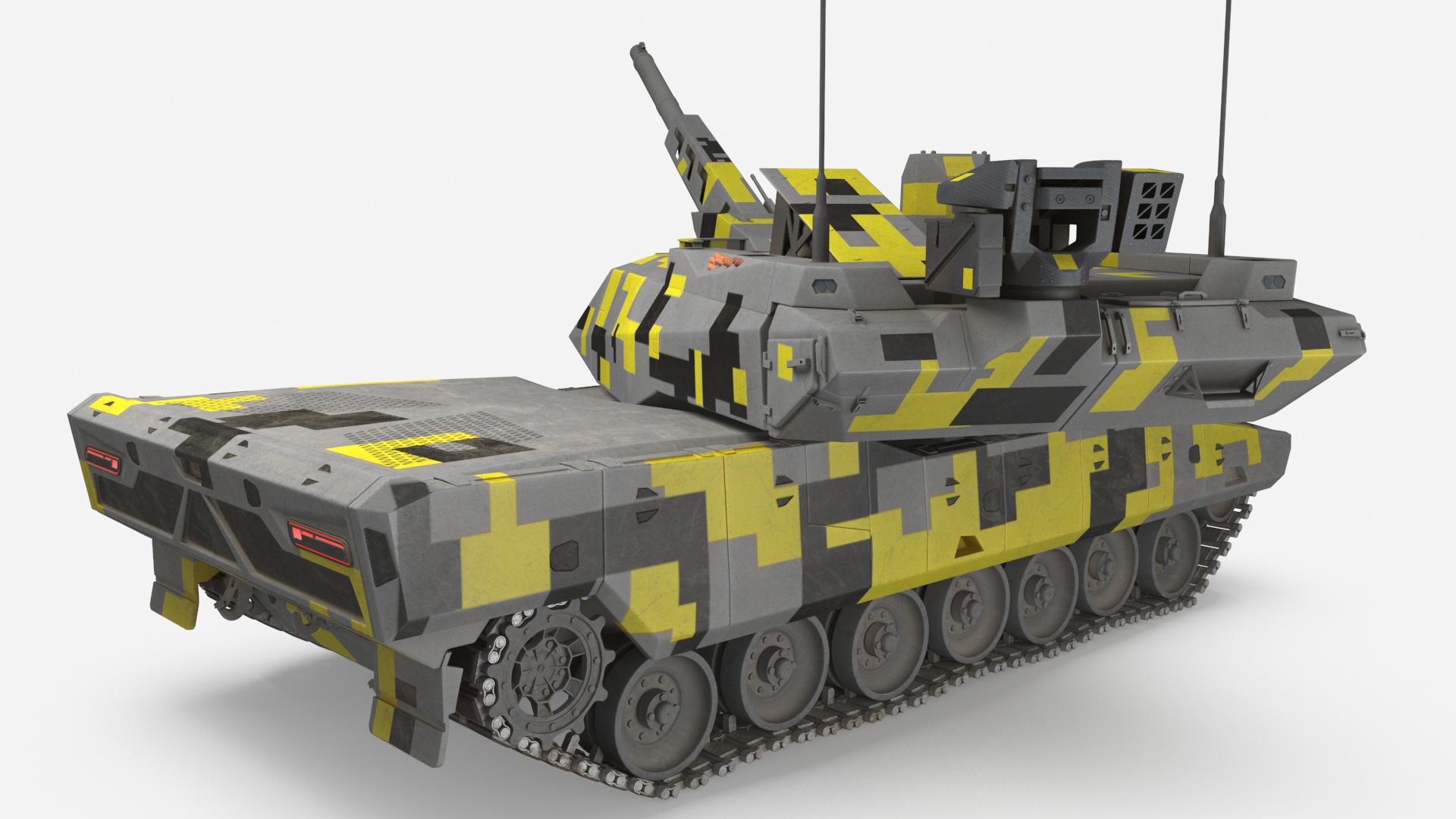 3D Next Gen German MBT Rigged