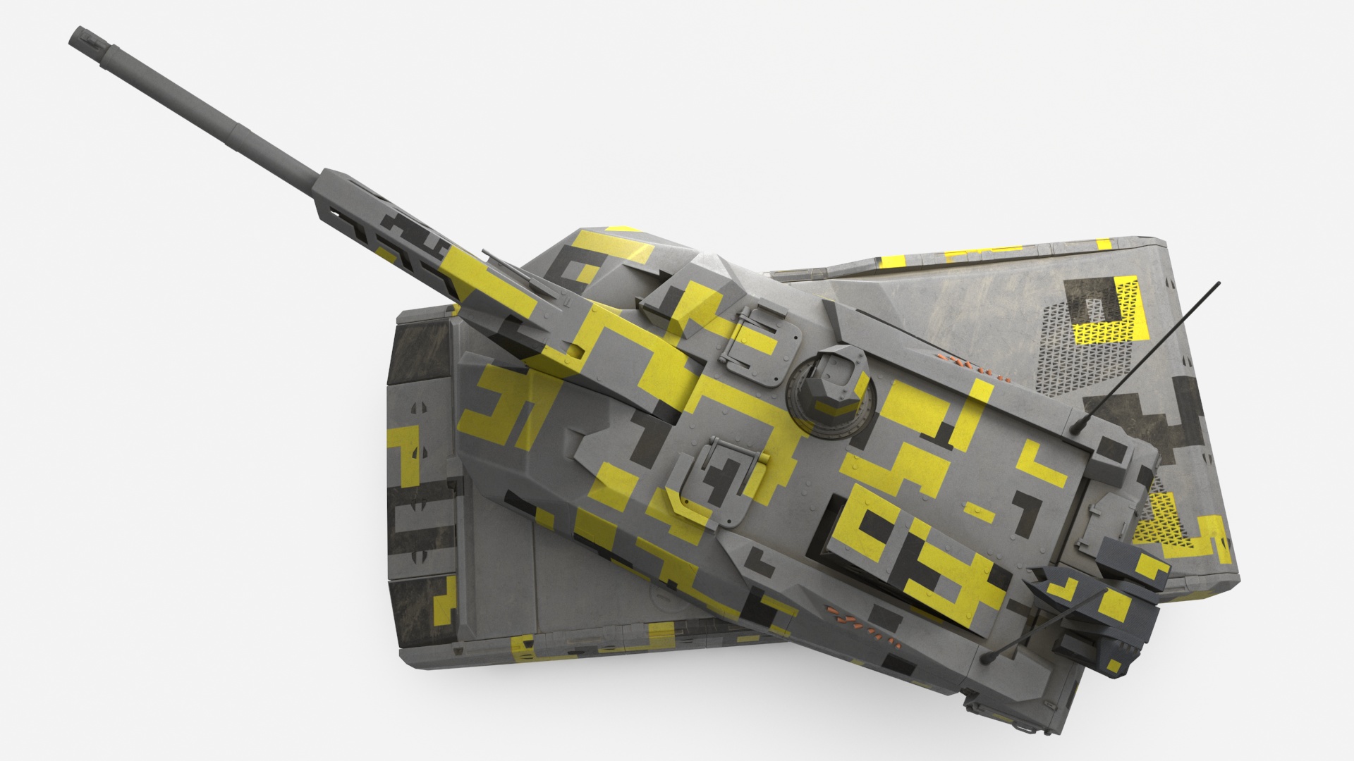 3D Next Gen German MBT Rigged