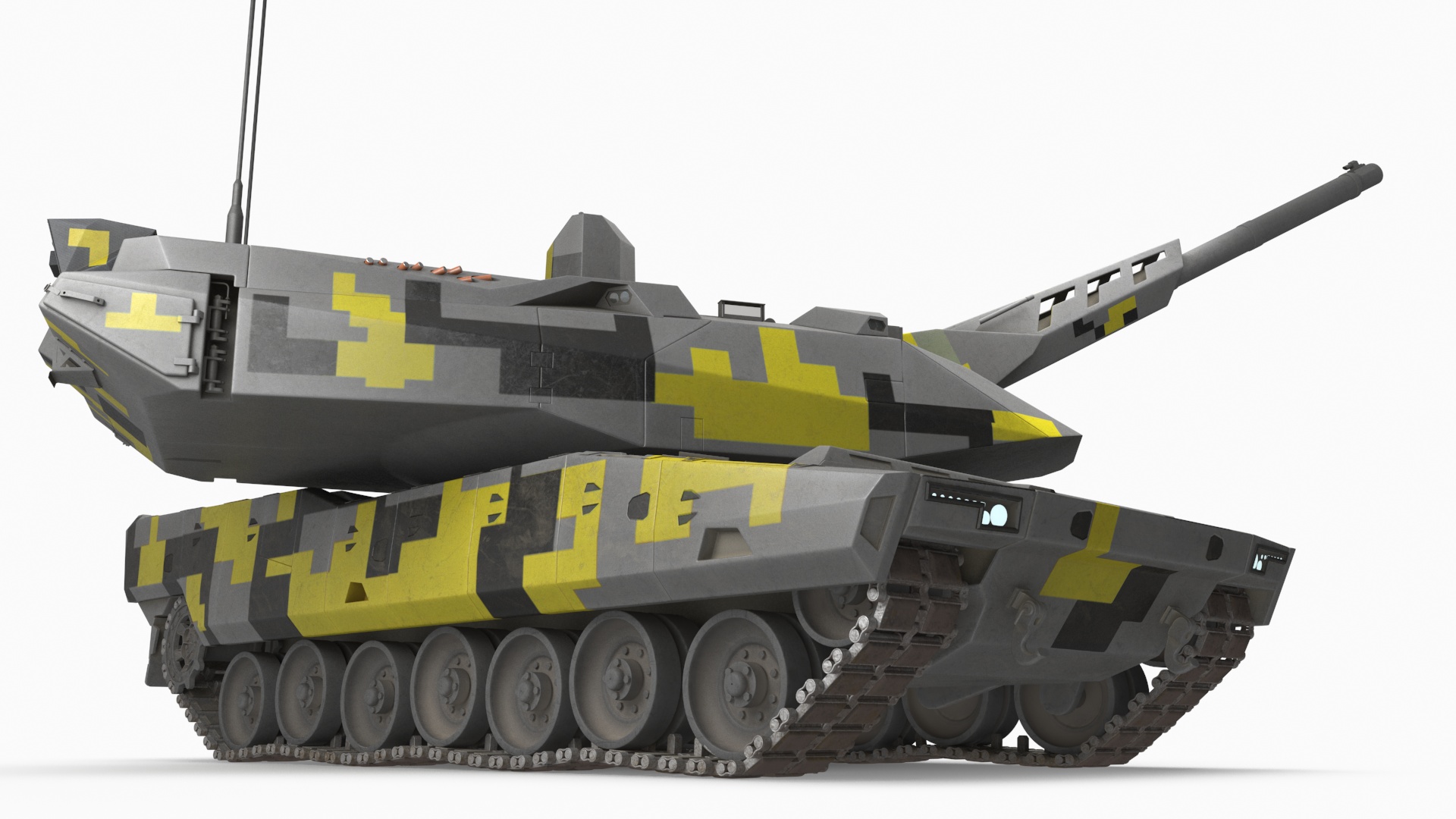 3D Next Gen German MBT Rigged