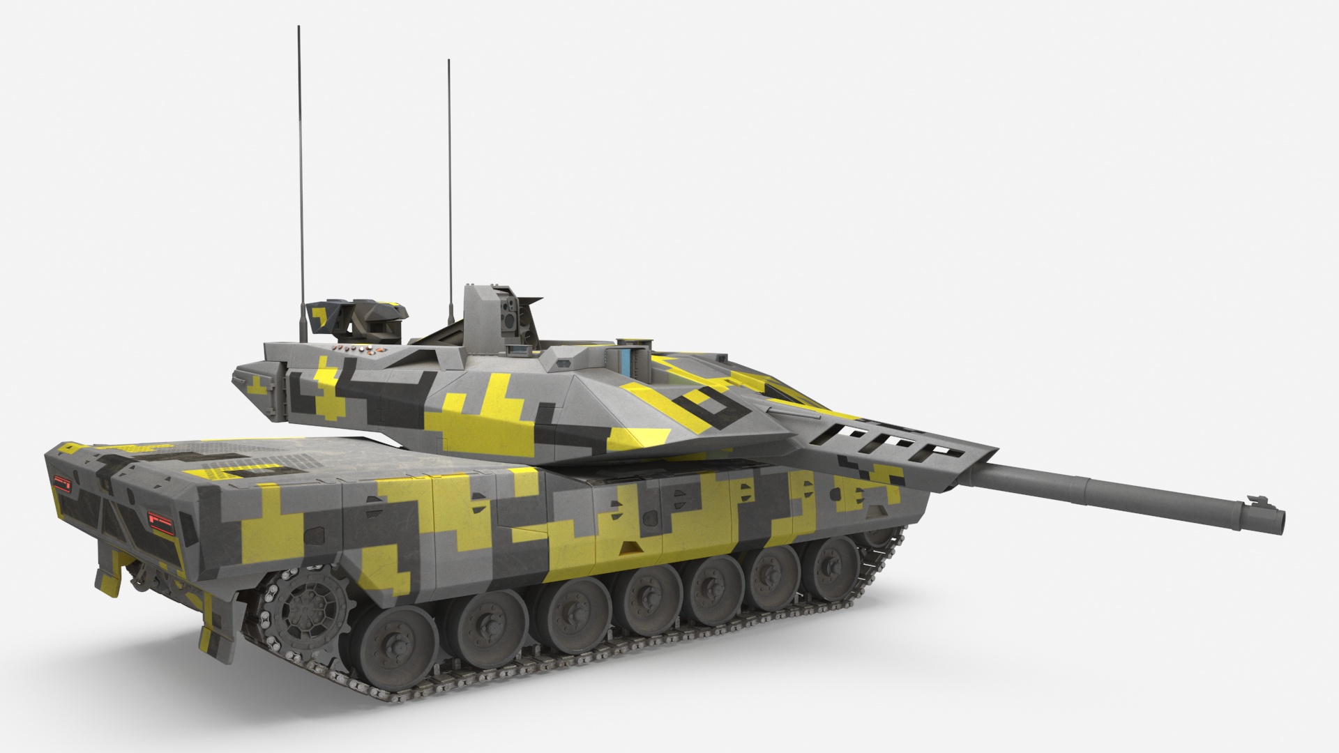3D Next Gen German MBT Rigged