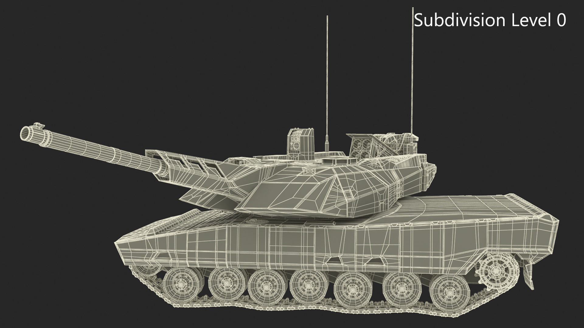 3D Next Gen German MBT Rigged