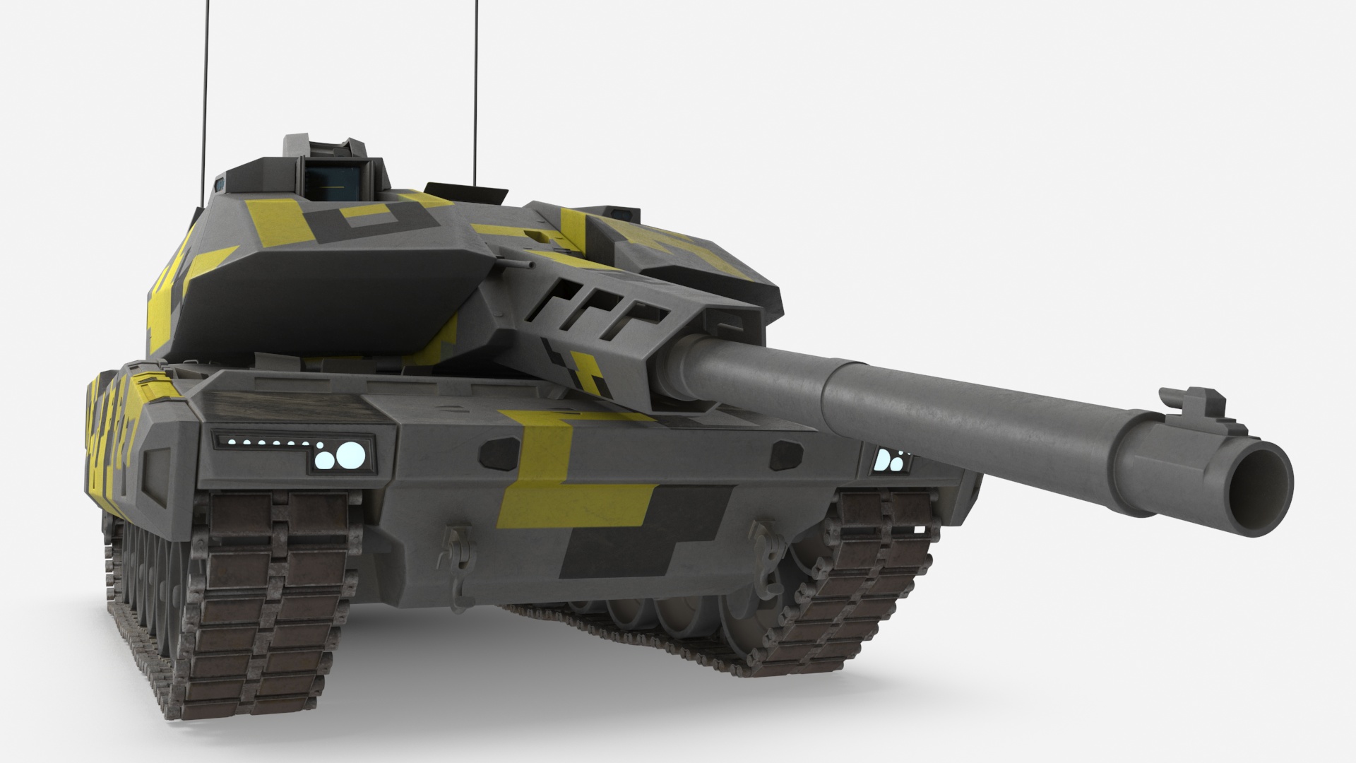 3D Next Gen German MBT Rigged