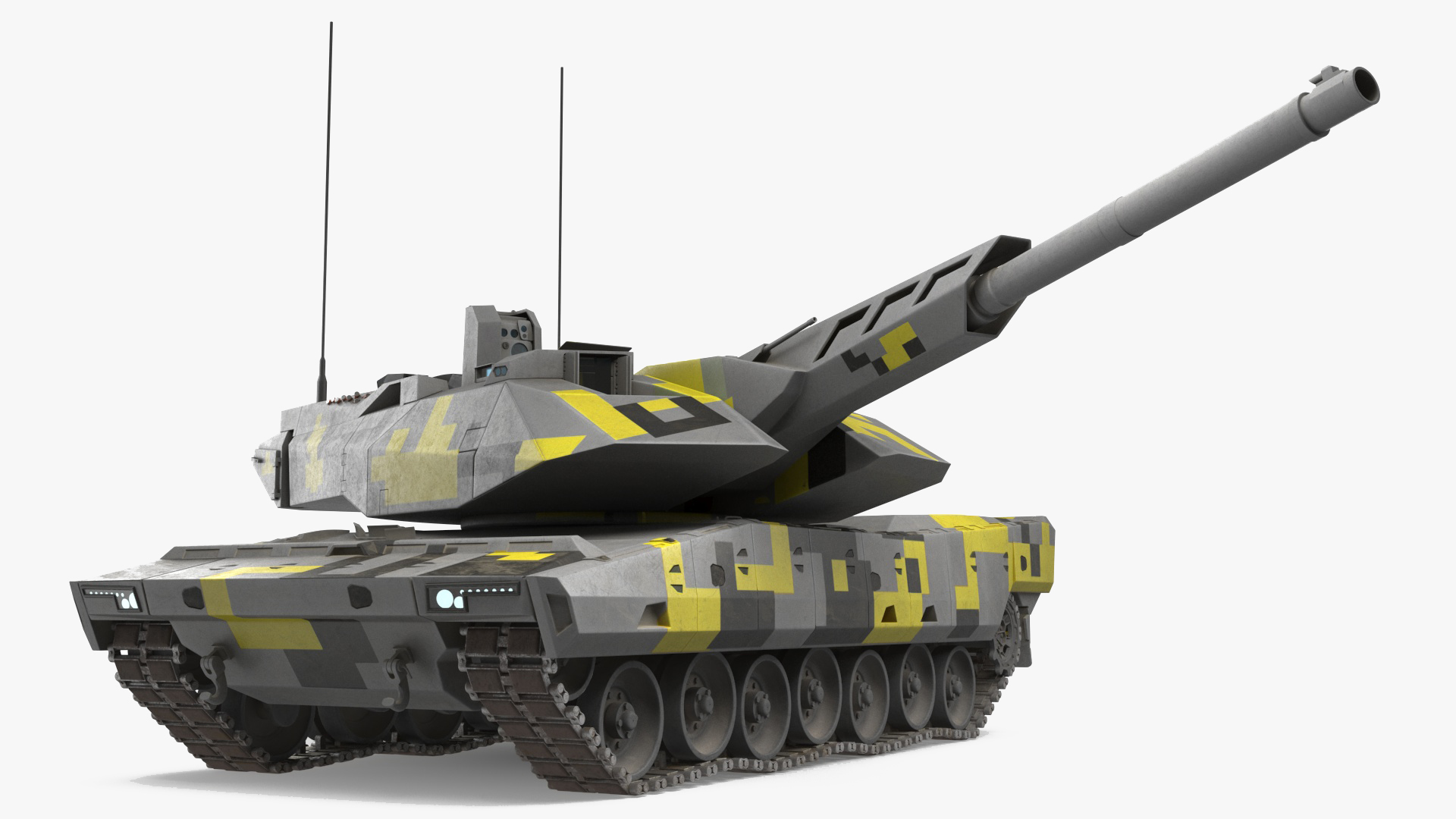 3D Next Gen German MBT Rigged