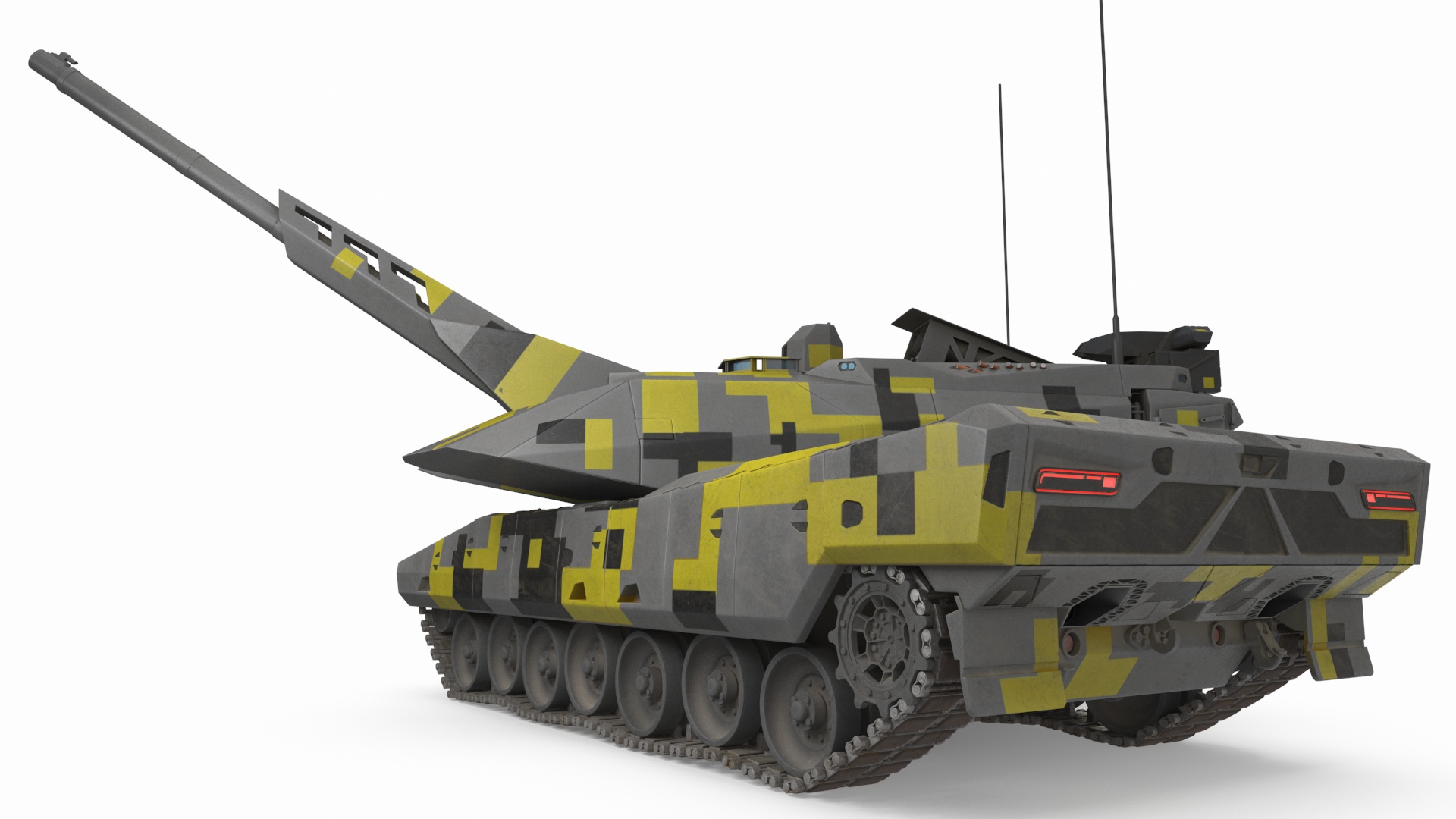 3D Next Gen German MBT Rigged
