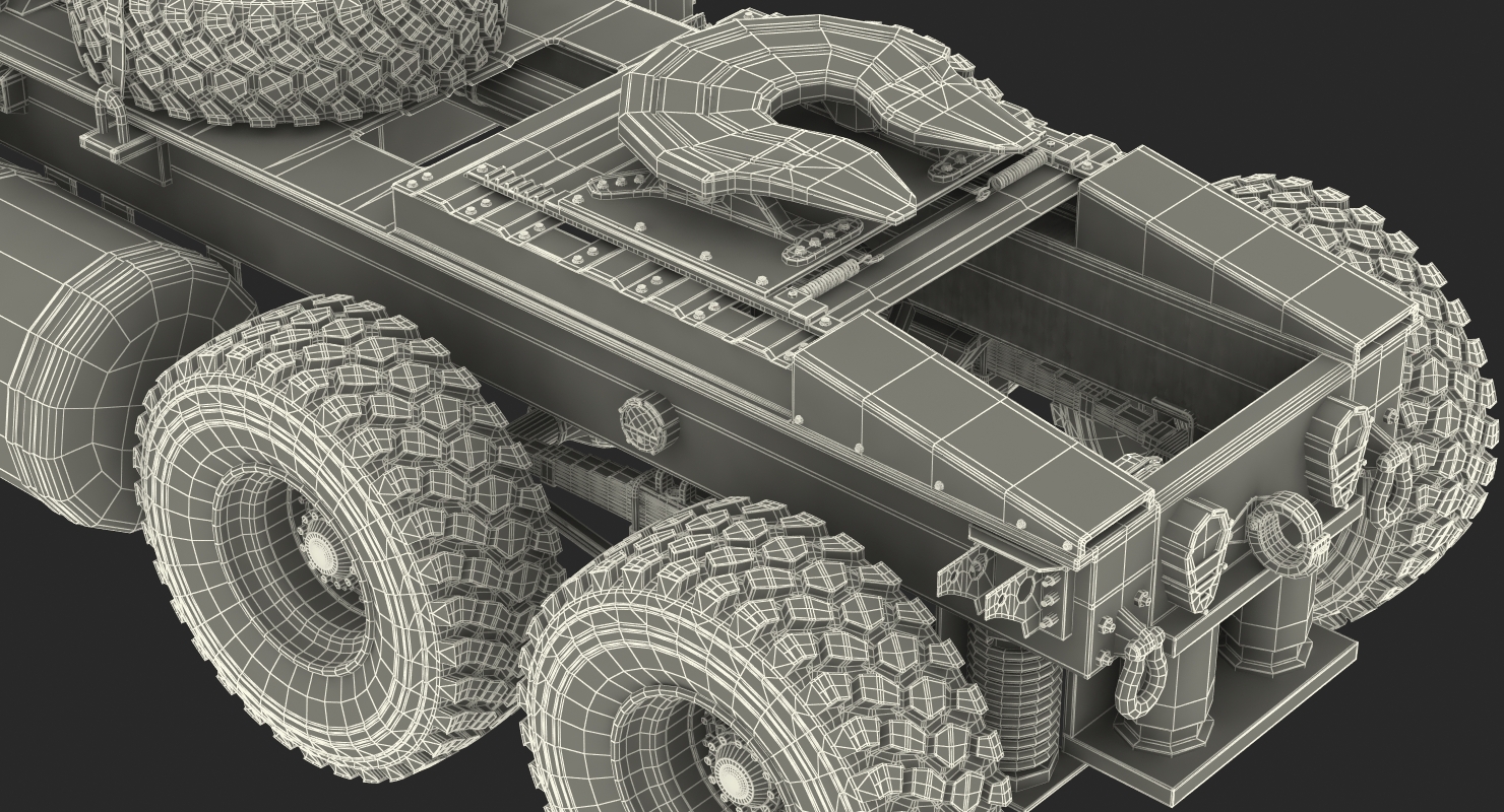 3D Military Truck Oshkosh HEMTT M985 Sand model