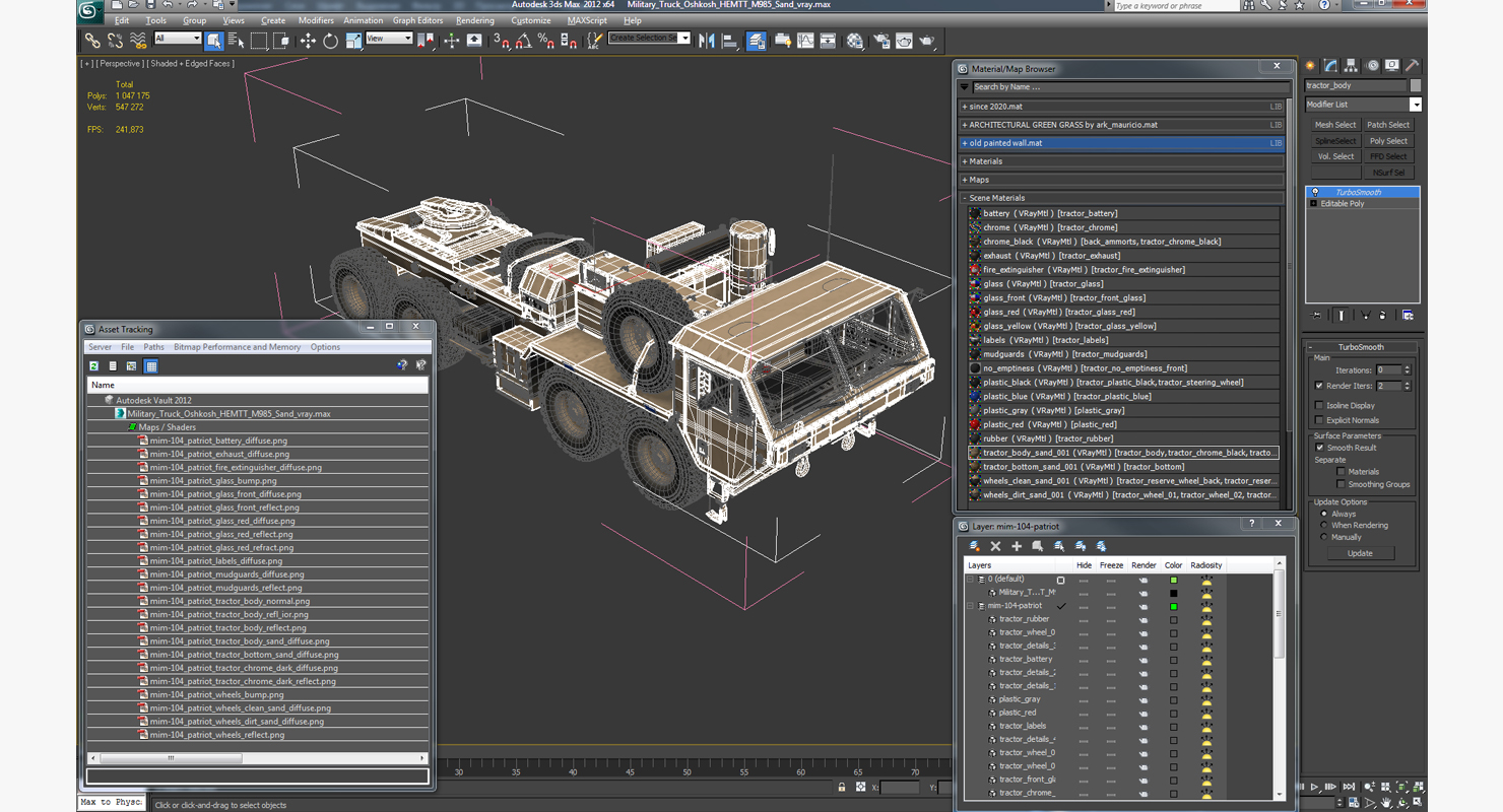 3D Military Truck Oshkosh HEMTT M985 Sand model