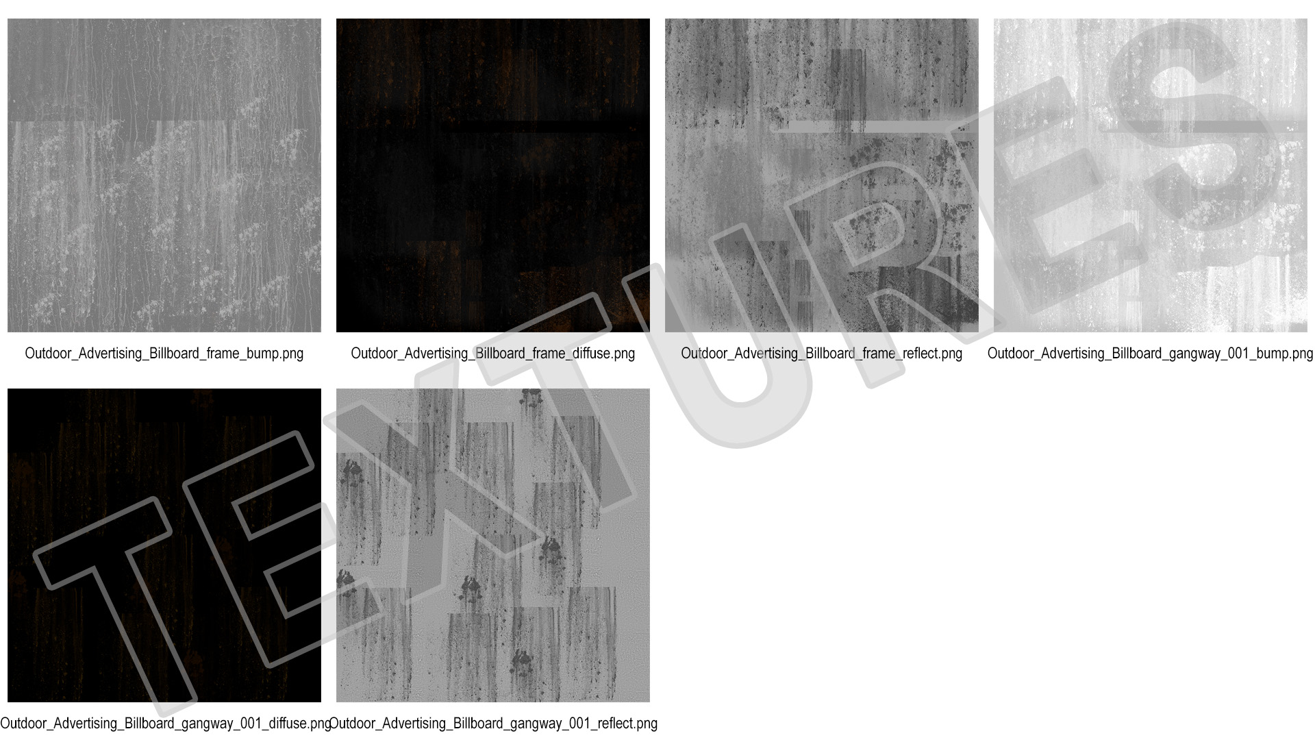 Outdoor Advertising Billboard 3D model