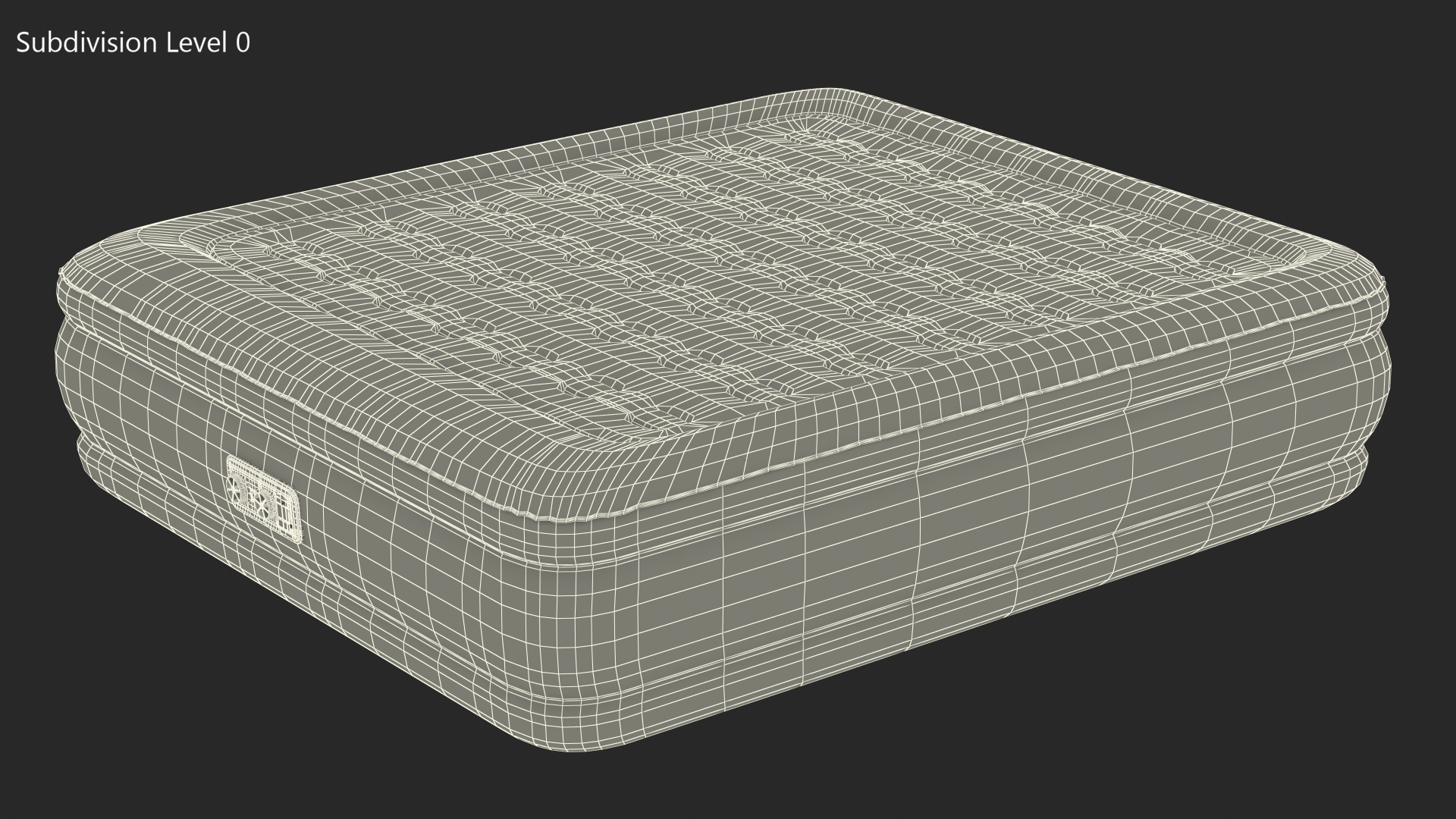 3D Air Mattress Large Size model