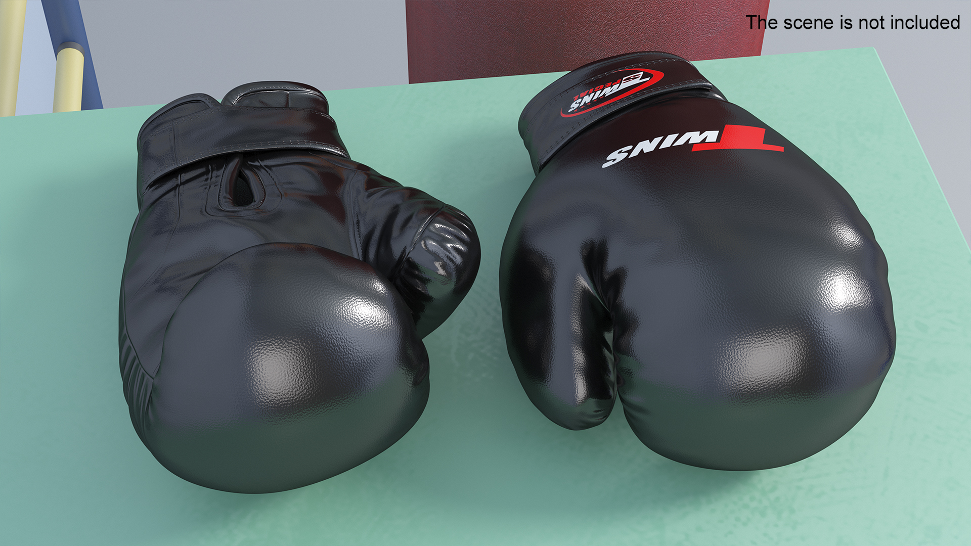 Twins Boxing Gloves 3D model