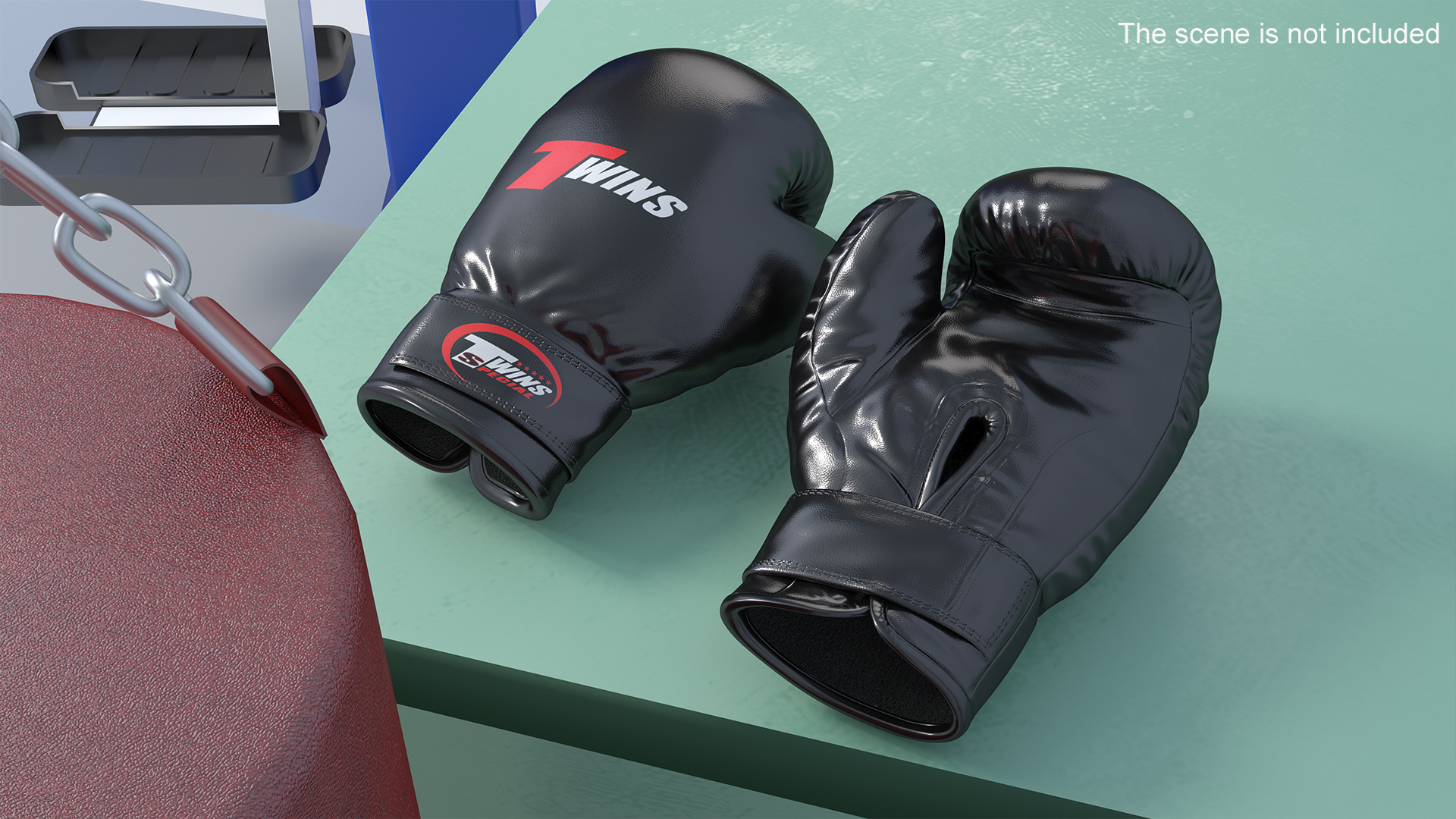 Twins Boxing Gloves 3D model