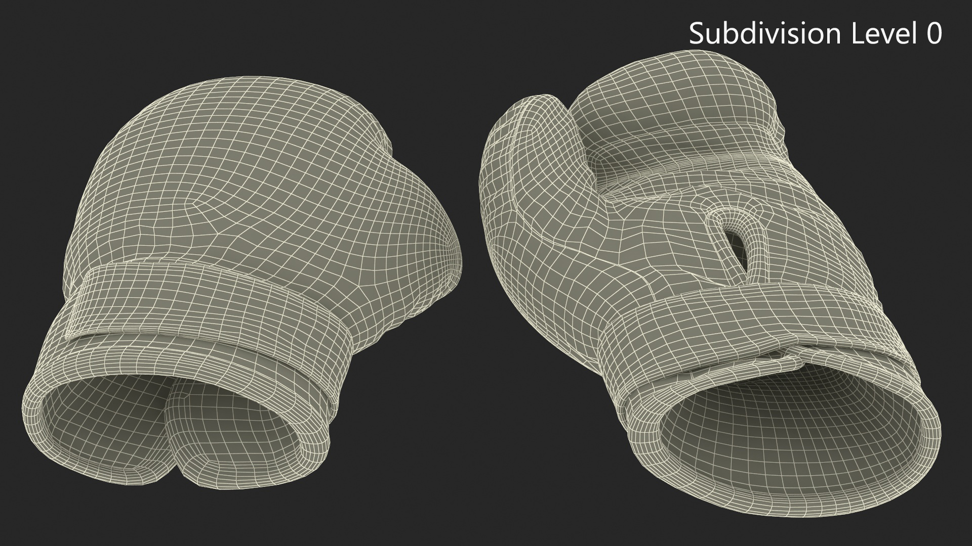Twins Boxing Gloves 3D model
