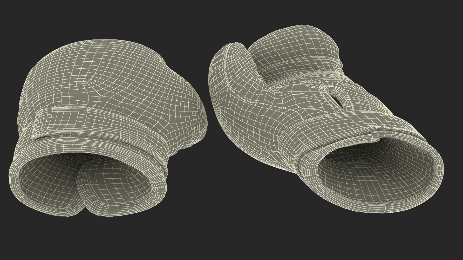 Twins Boxing Gloves 3D model