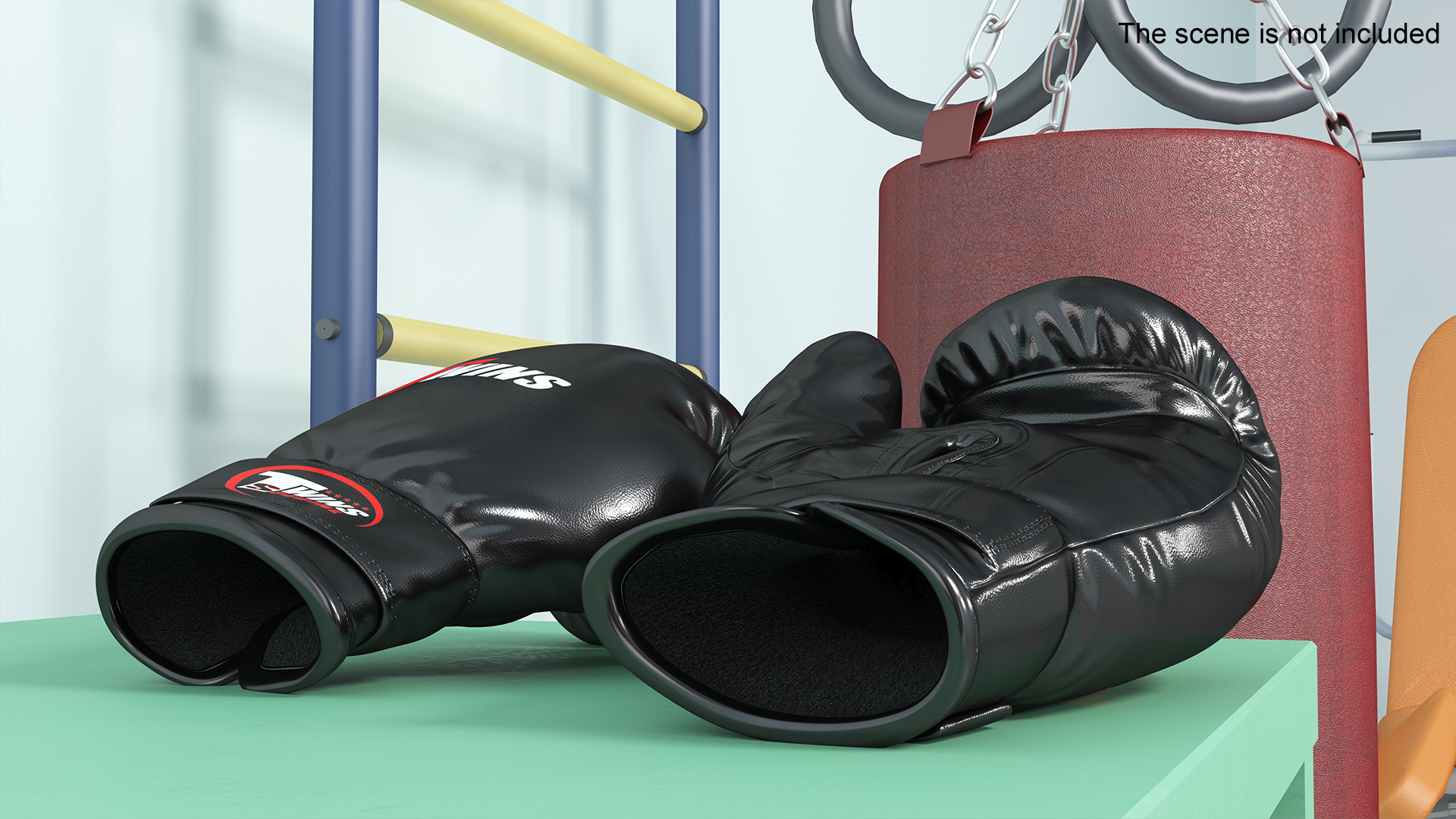 Twins Boxing Gloves 3D model
