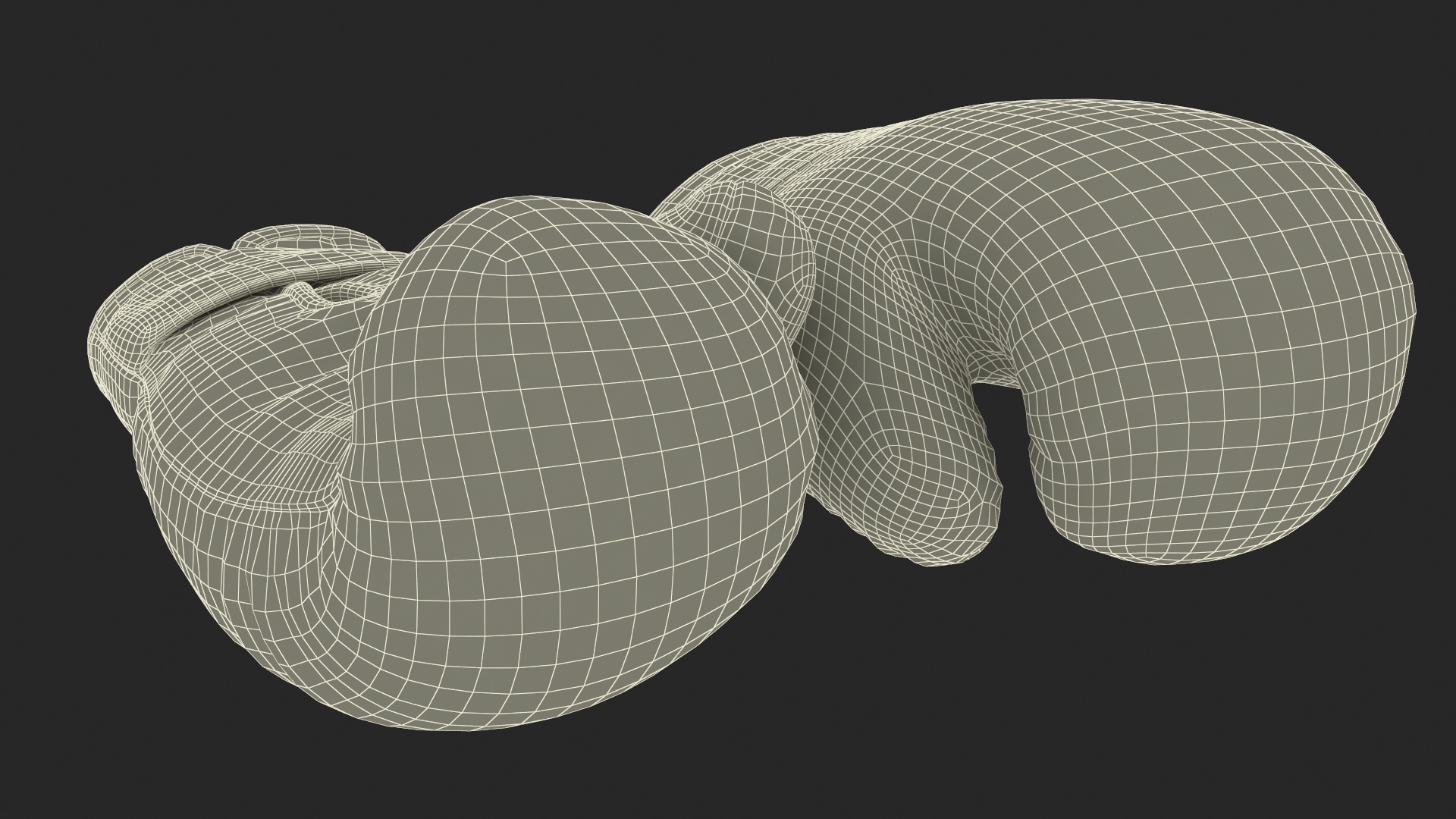 Twins Boxing Gloves 3D model