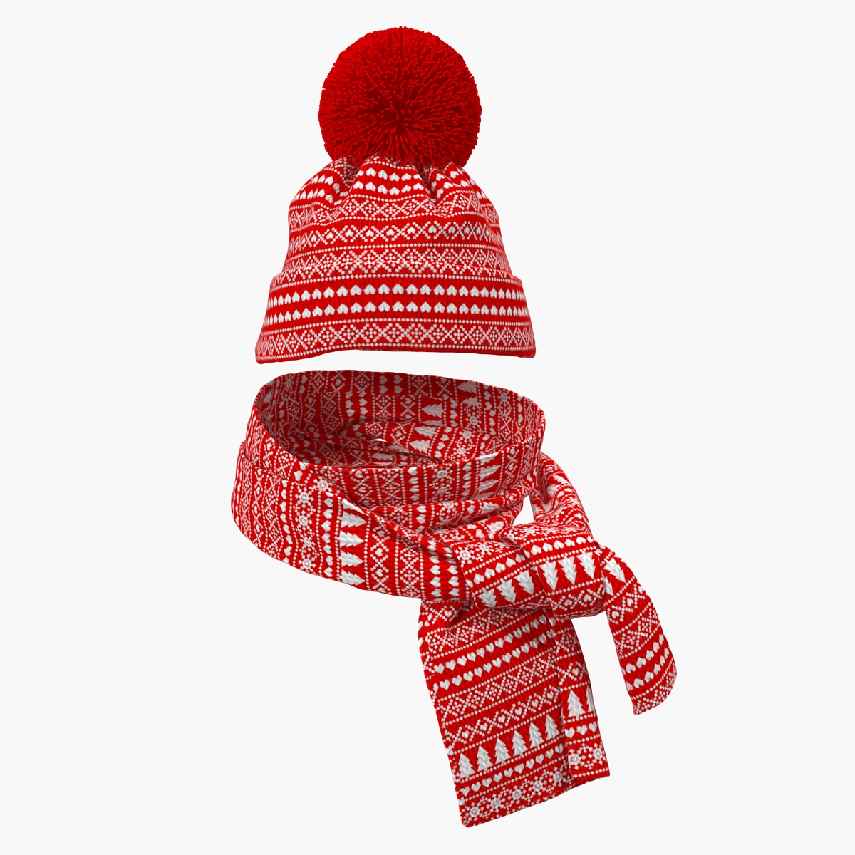 Christmas Hat Scarf, view 3