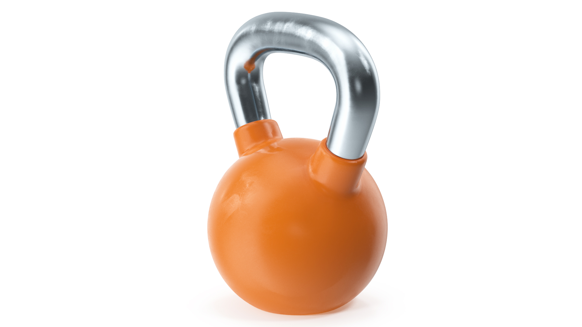 3D Vinyl Coated Iron Kettlebell 24kg model