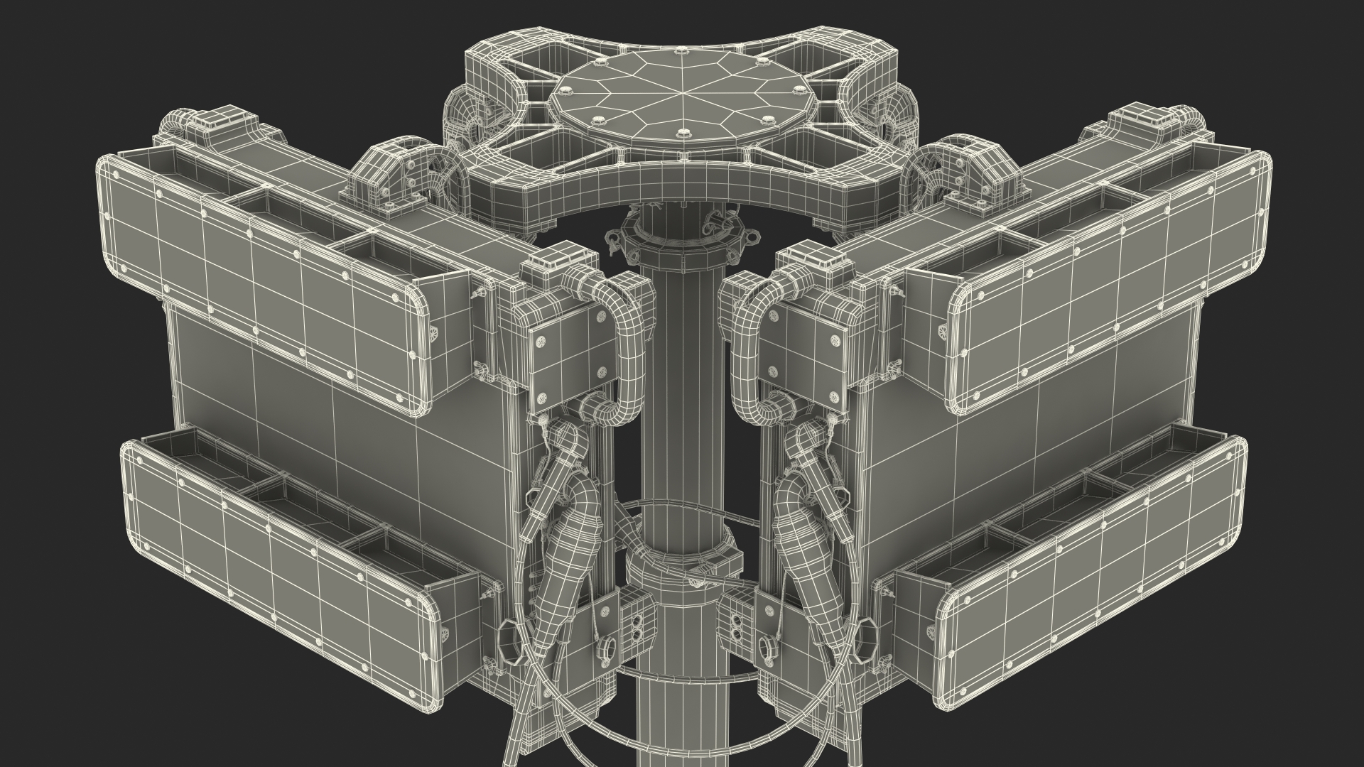 Drone Detection Air Security Radar 3D model