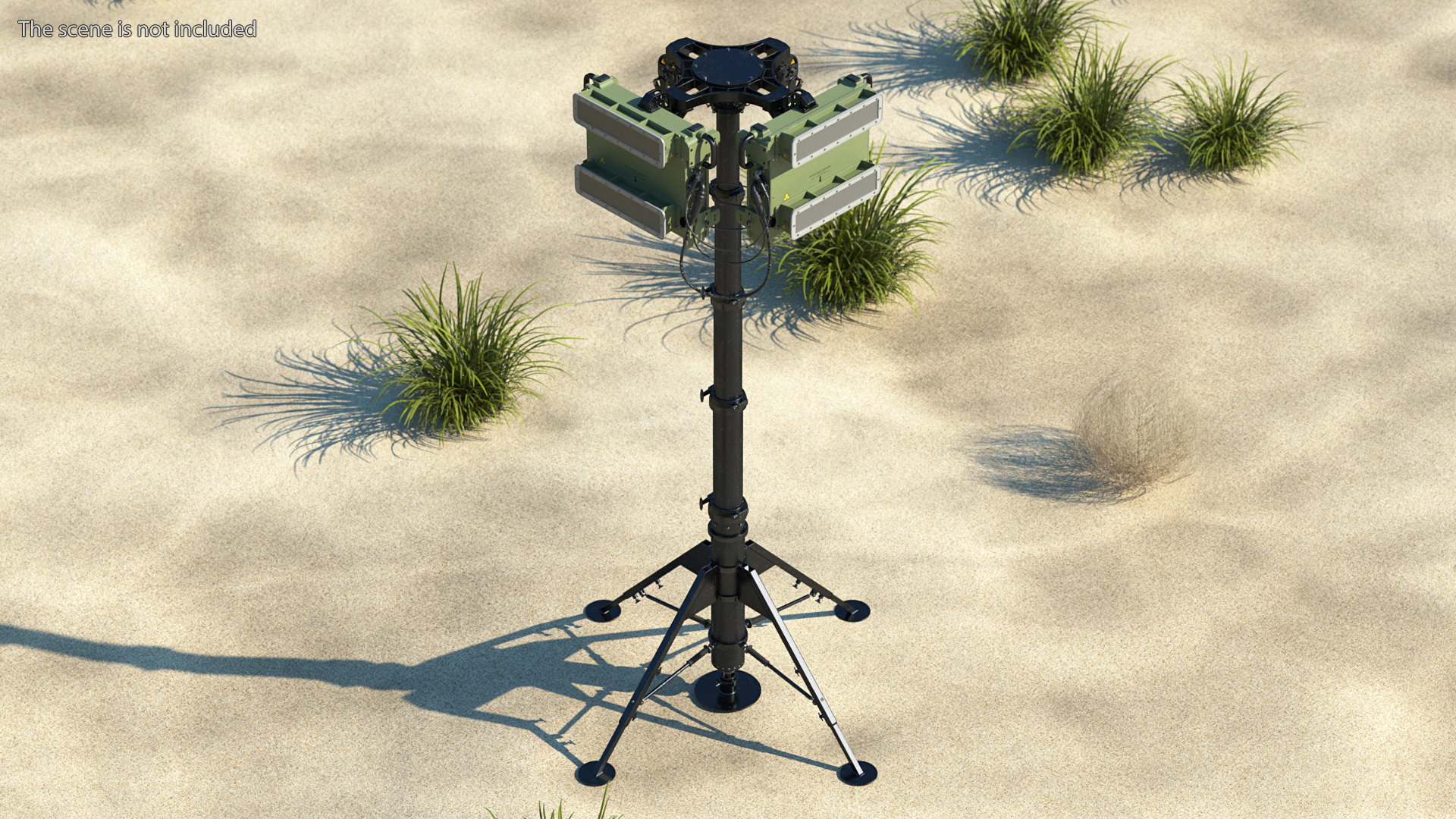 Drone Detection Air Security Radar 3D model
