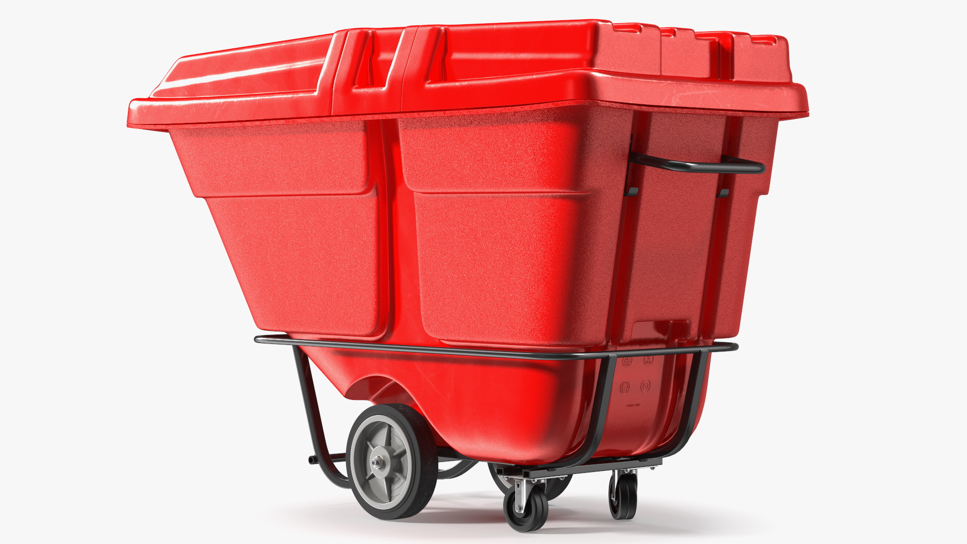3D model Tilt Truck Uline Red
