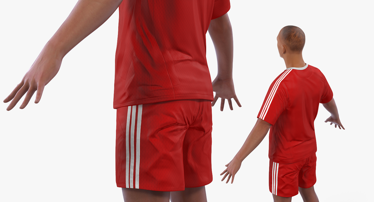 3D model Soccer or Football Player Liverpool