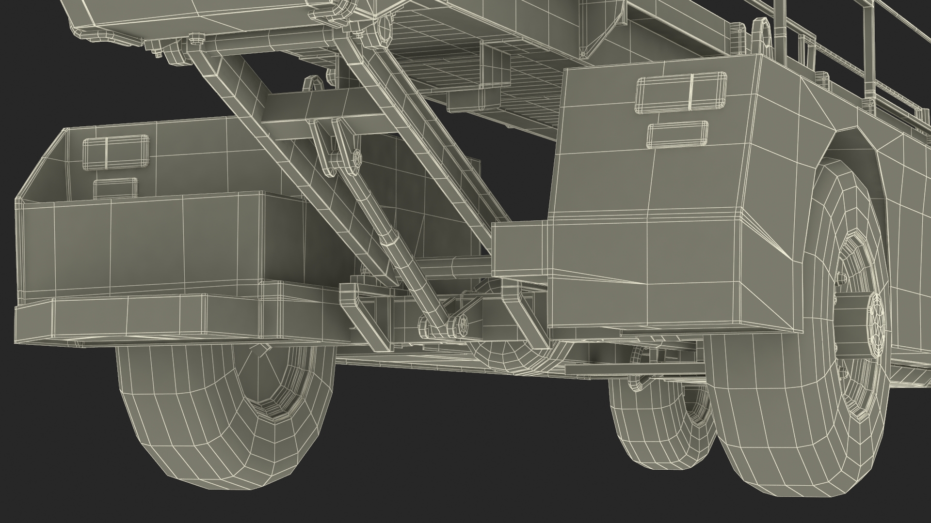 Aircraft Baggage Loading System TLD Rigged 3D