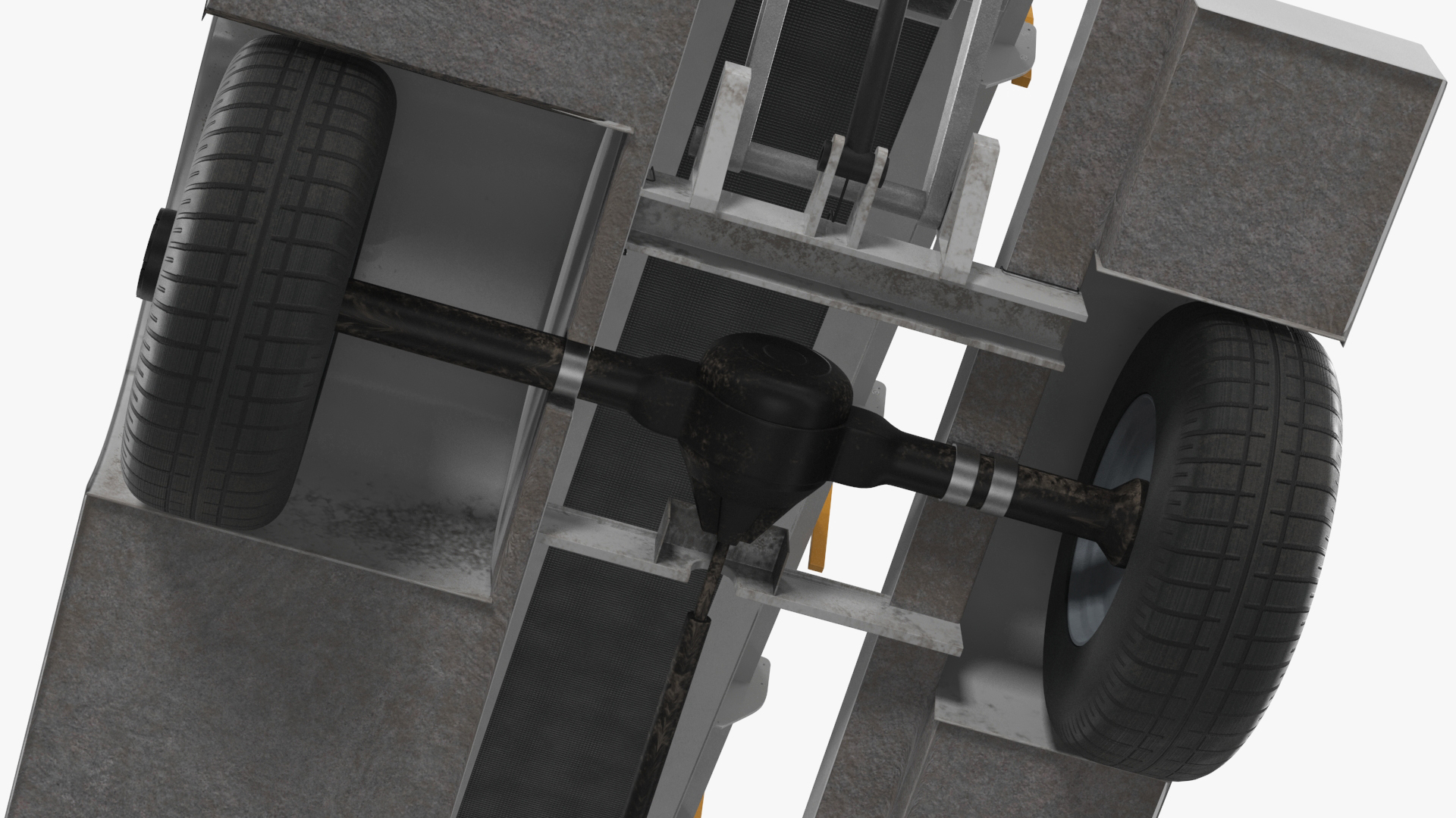 Aircraft Baggage Loading System TLD Rigged 3D