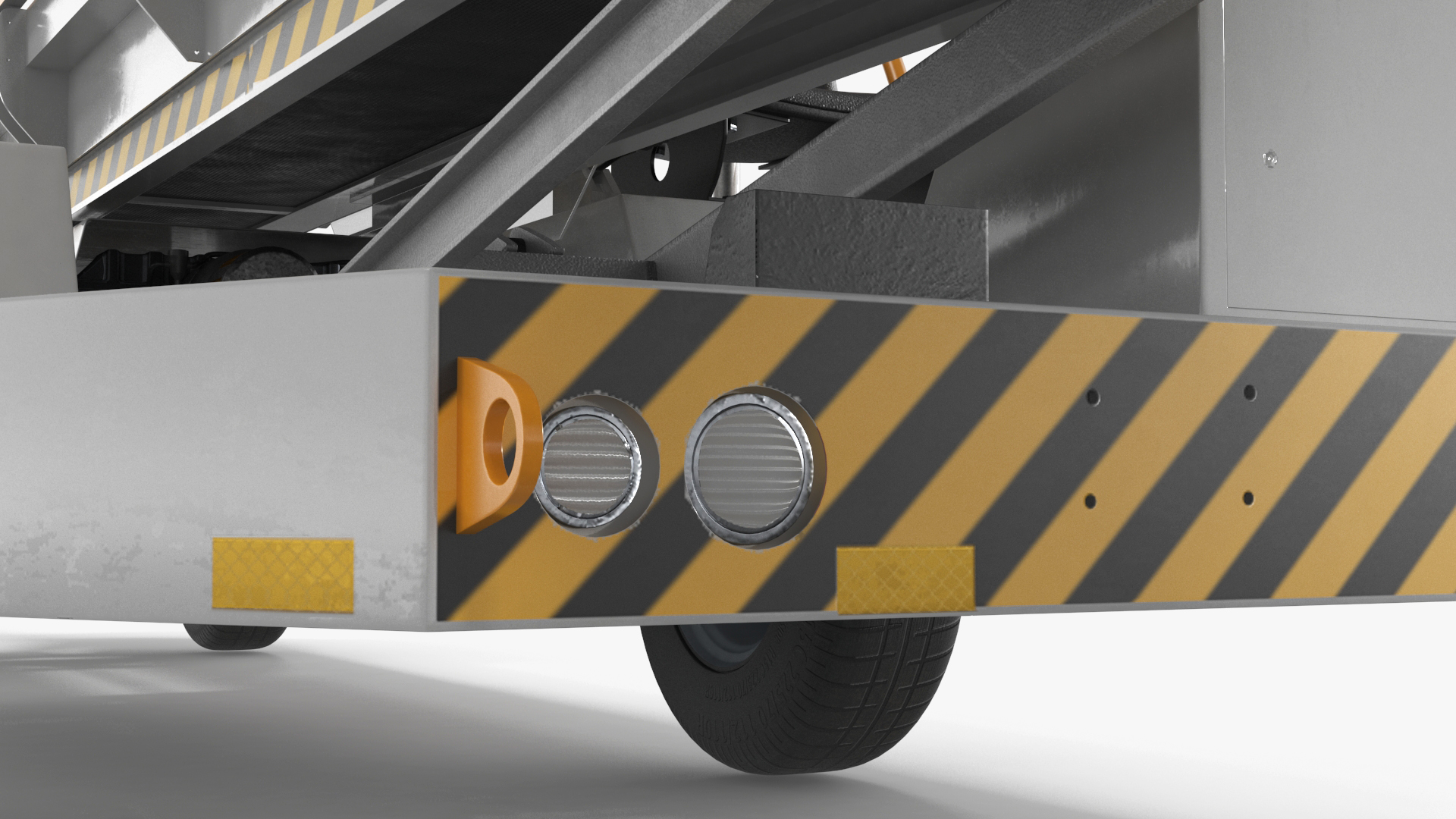 Aircraft Baggage Loading System TLD Rigged 3D