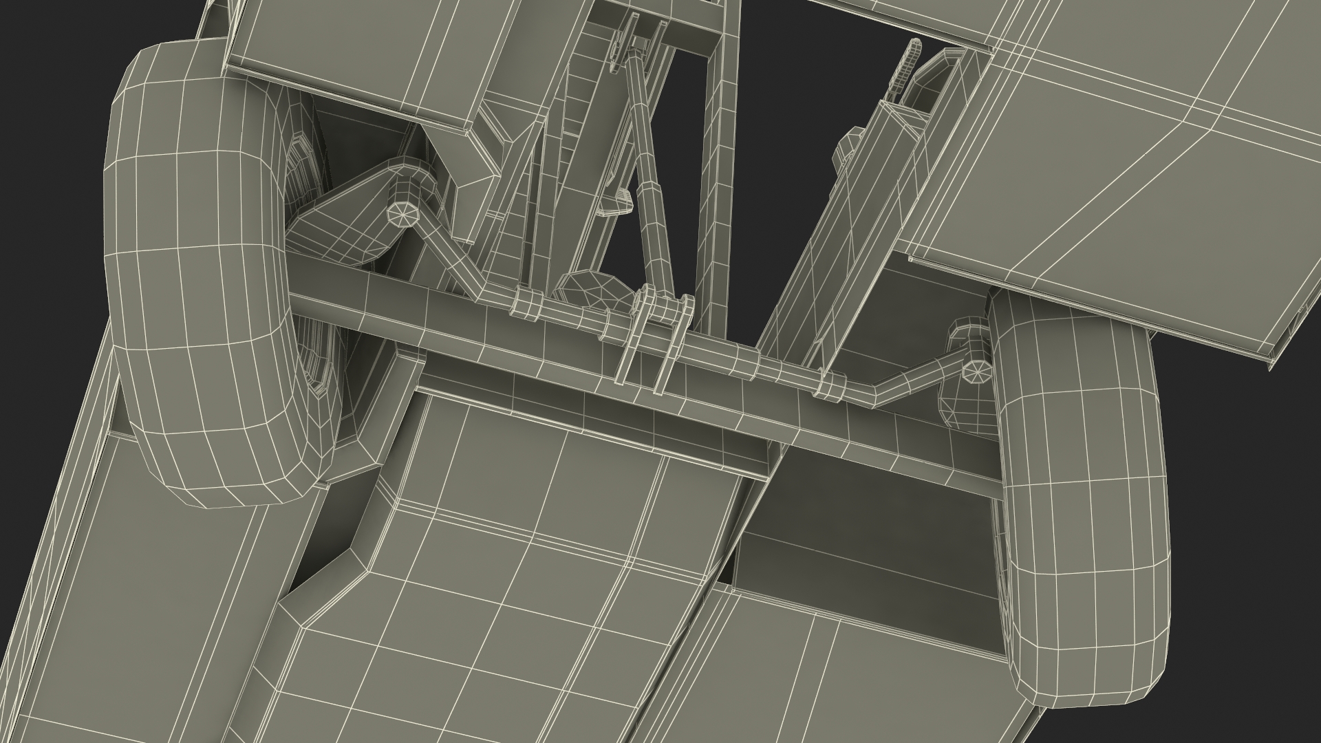 Aircraft Baggage Loading System TLD Rigged 3D