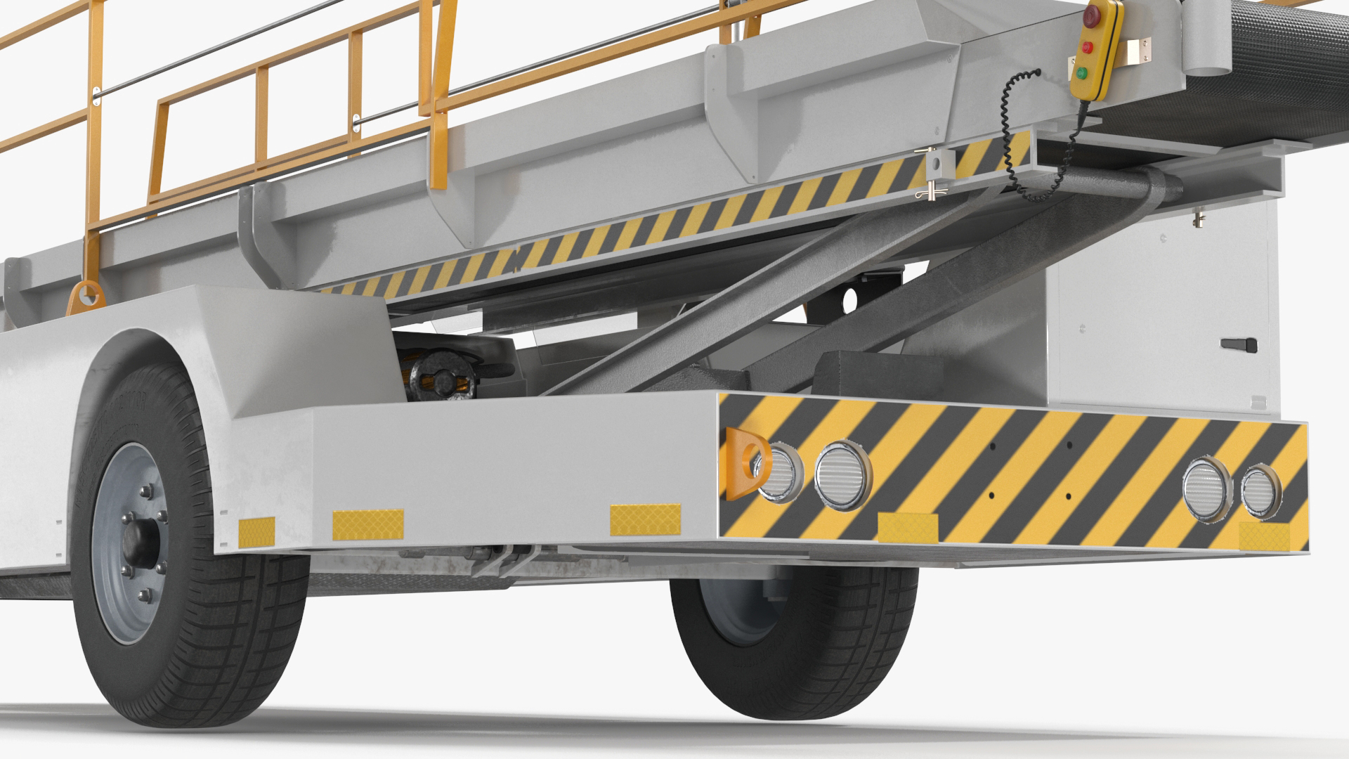 Aircraft Baggage Loading System TLD Rigged 3D