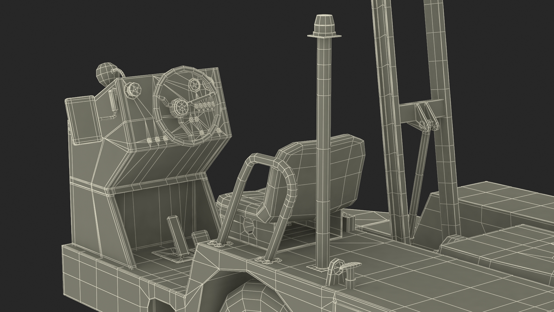 Aircraft Baggage Loading System TLD Rigged 3D