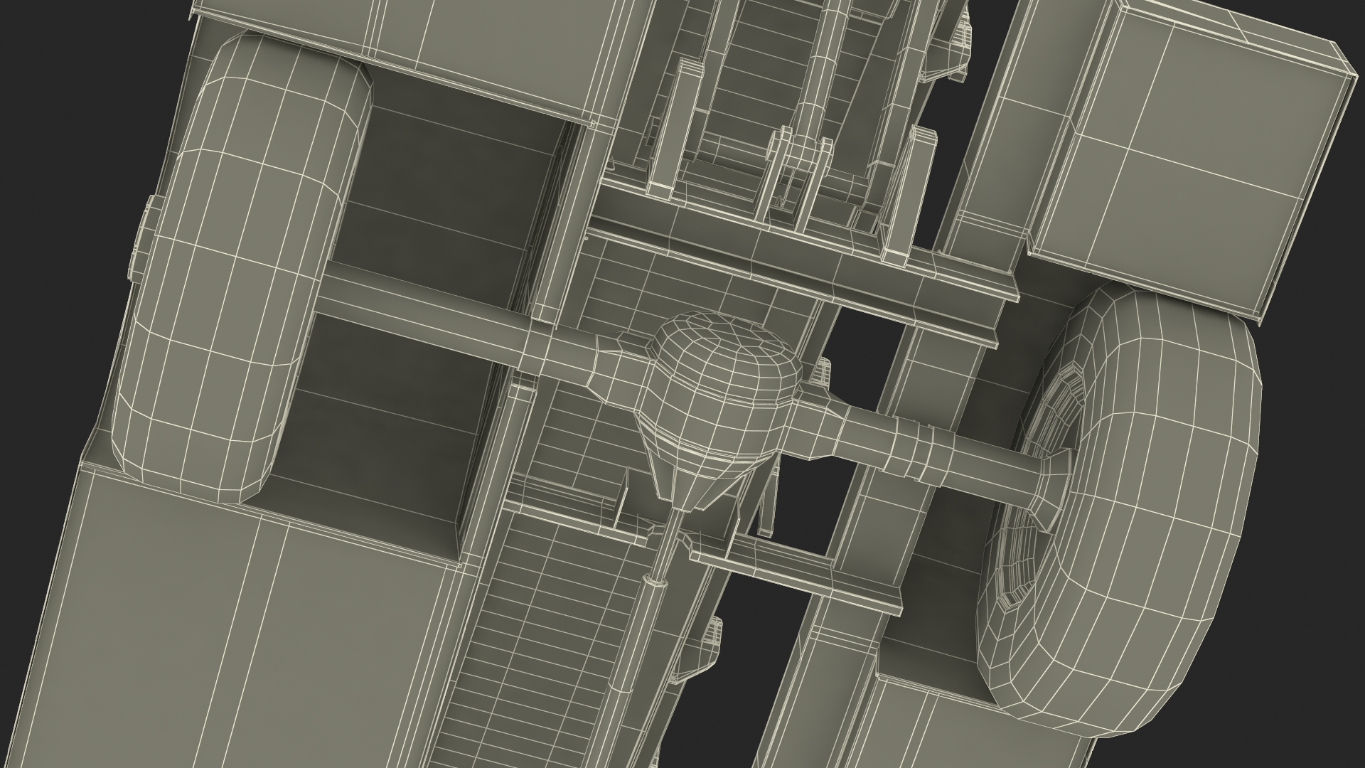 Aircraft Baggage Loading System TLD Rigged 3D