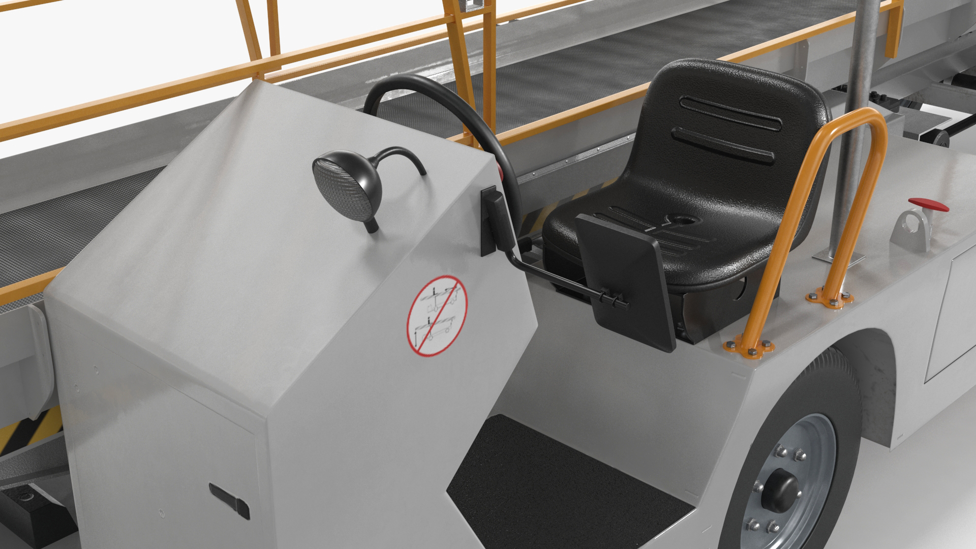 Aircraft Baggage Loading System TLD Rigged 3D