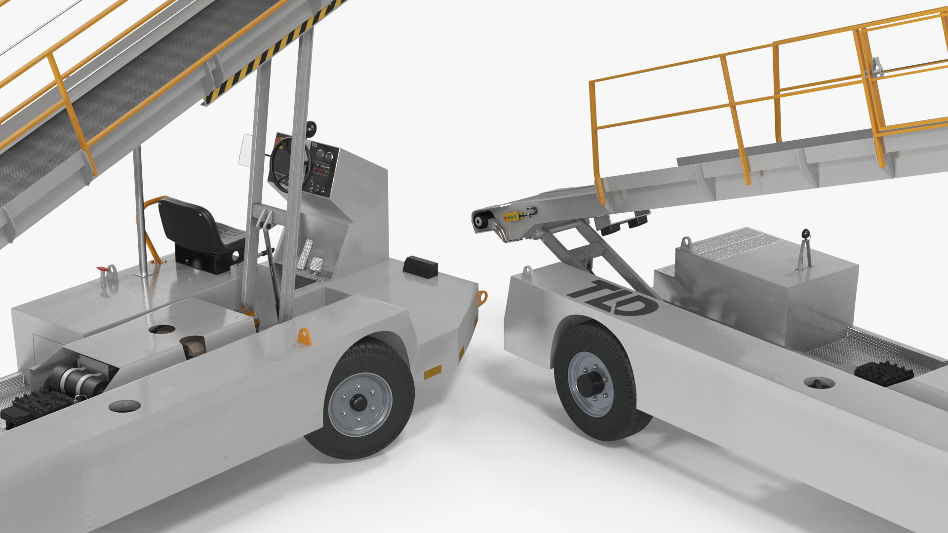 Aircraft Baggage Loading System TLD Rigged 3D